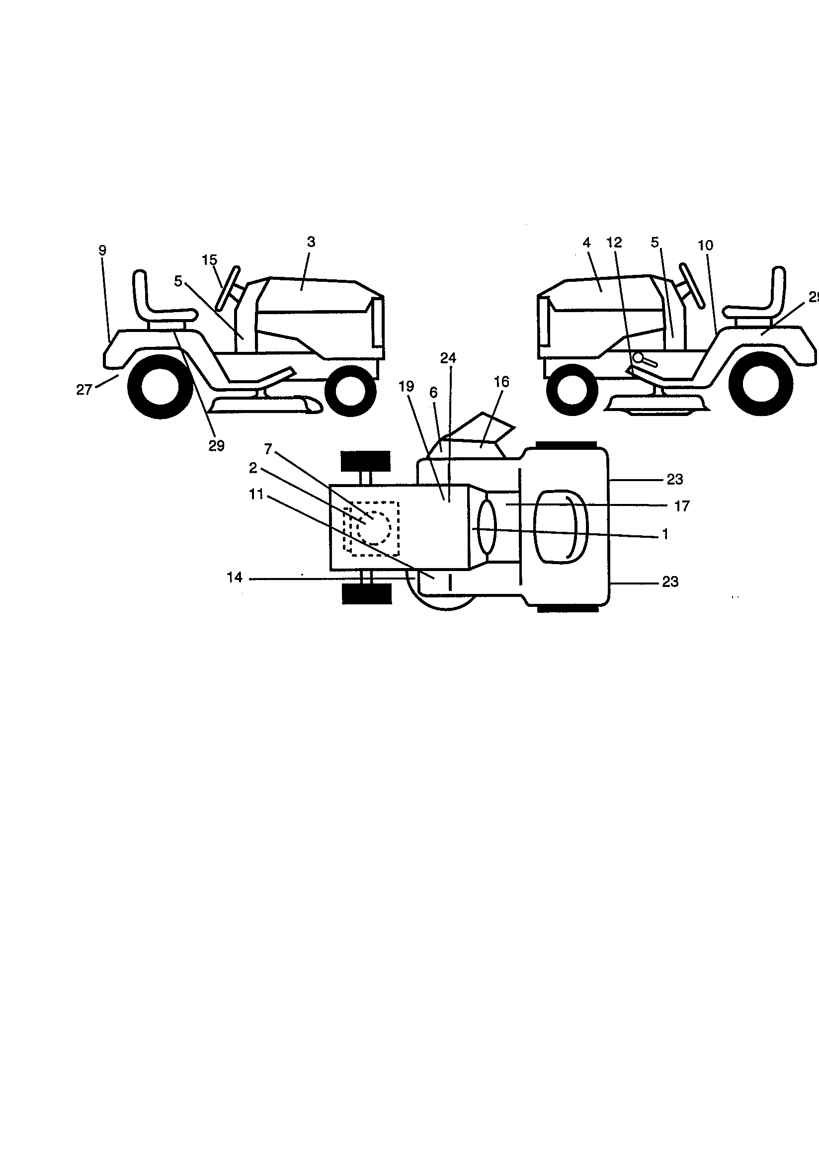 Craftsman 944609900 decals diagram