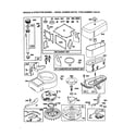 Craftsman 917270512 flywheel/air cleaner assembly and gasket set diagram