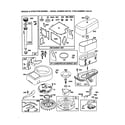 Craftsman 944609040 flywheel/air cleaner assembly and gasket set diagram
