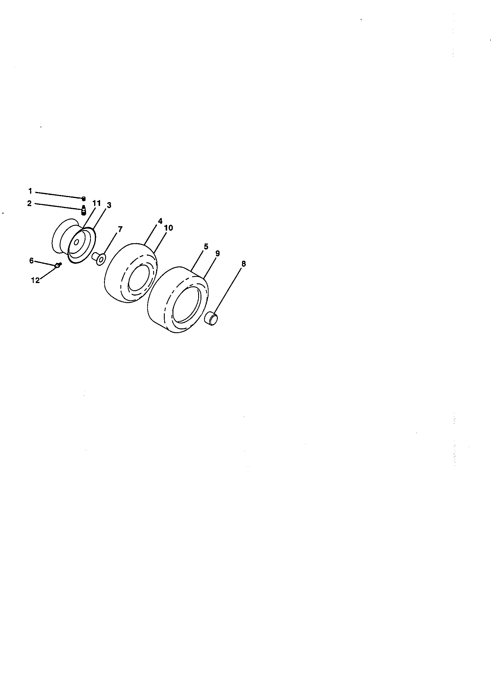 Craftsman 944609940 wheels and tires diagram