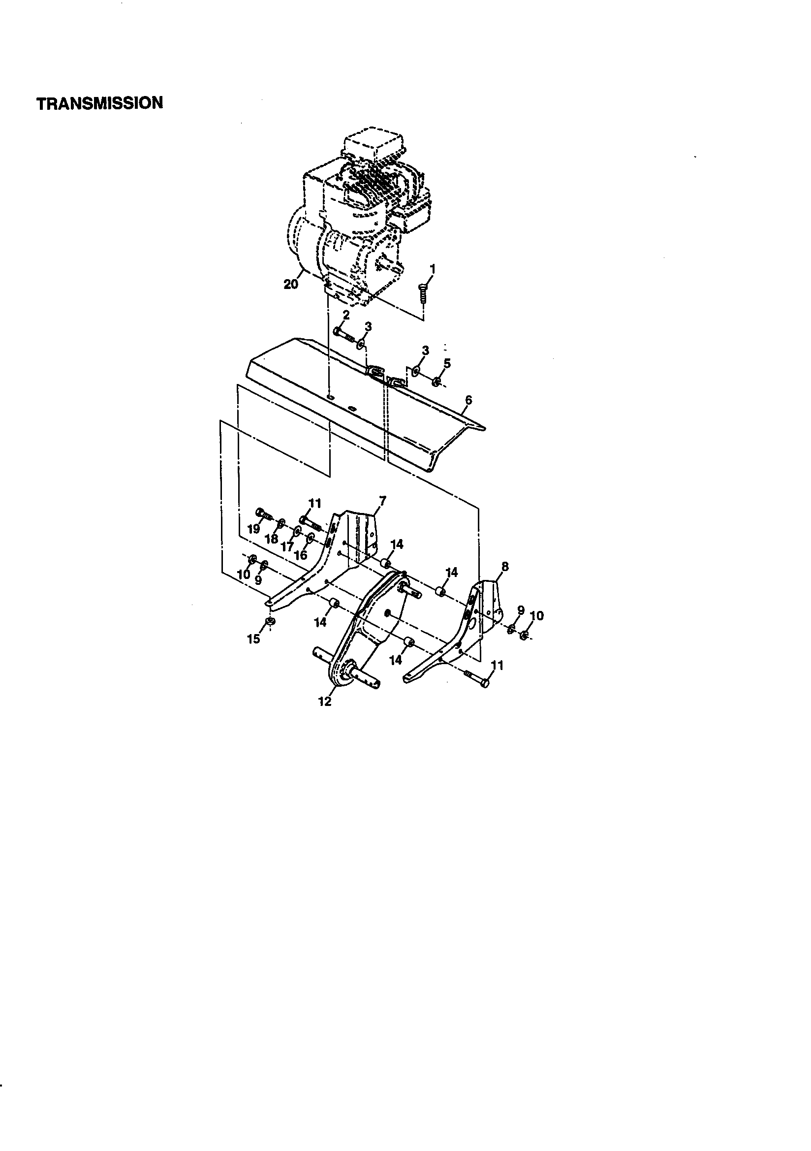 Craftsman 944629540 transmission diagram