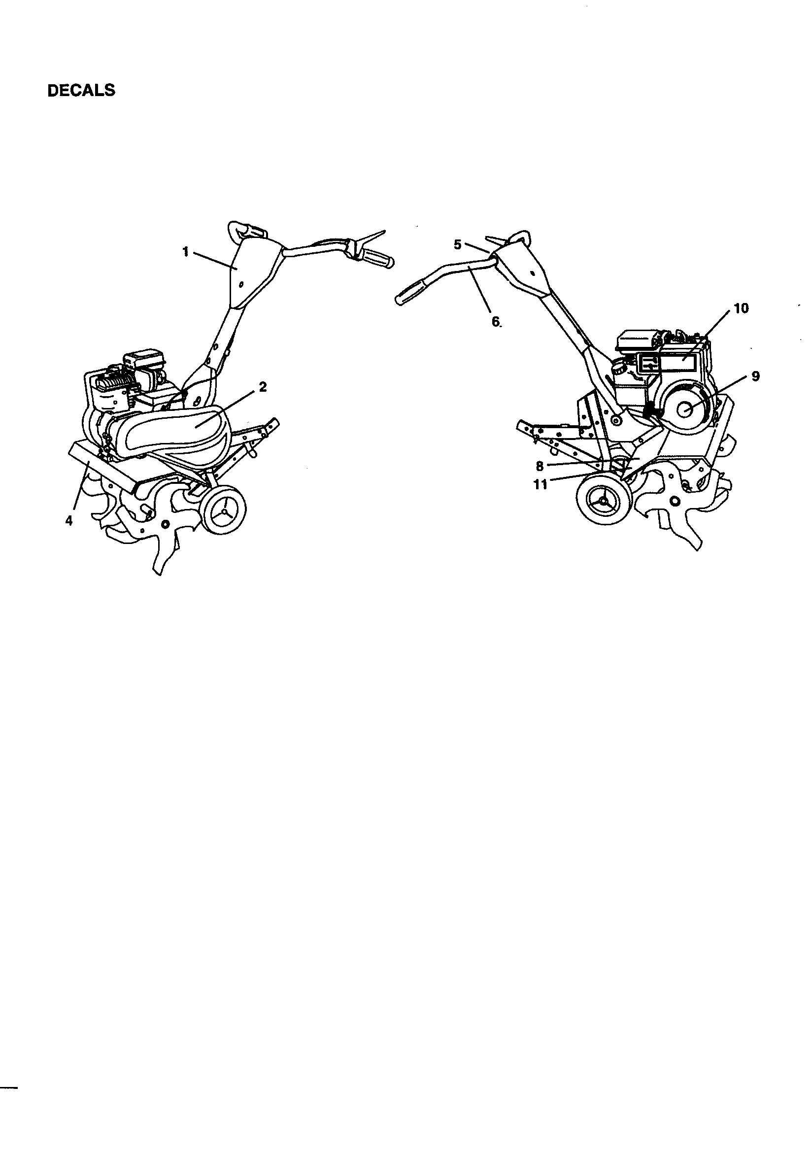 Craftsman 944629540 decals diagram