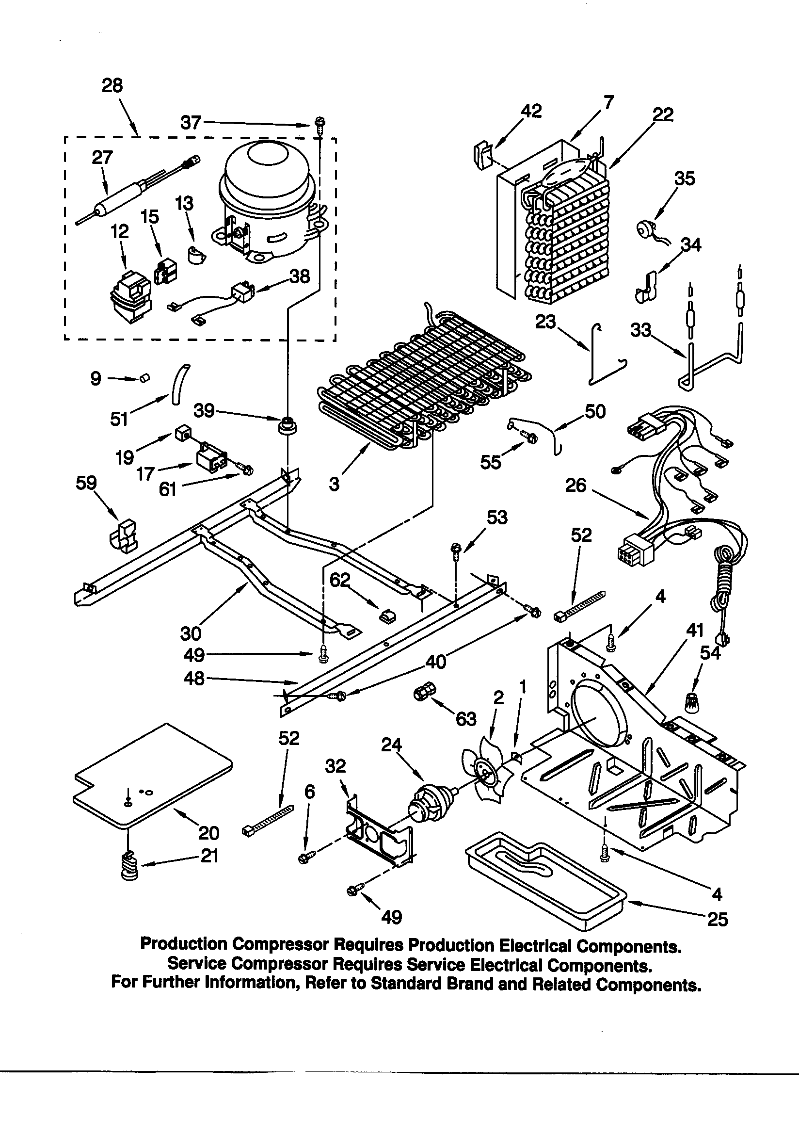 Kenmore 10658599891 unit diagram