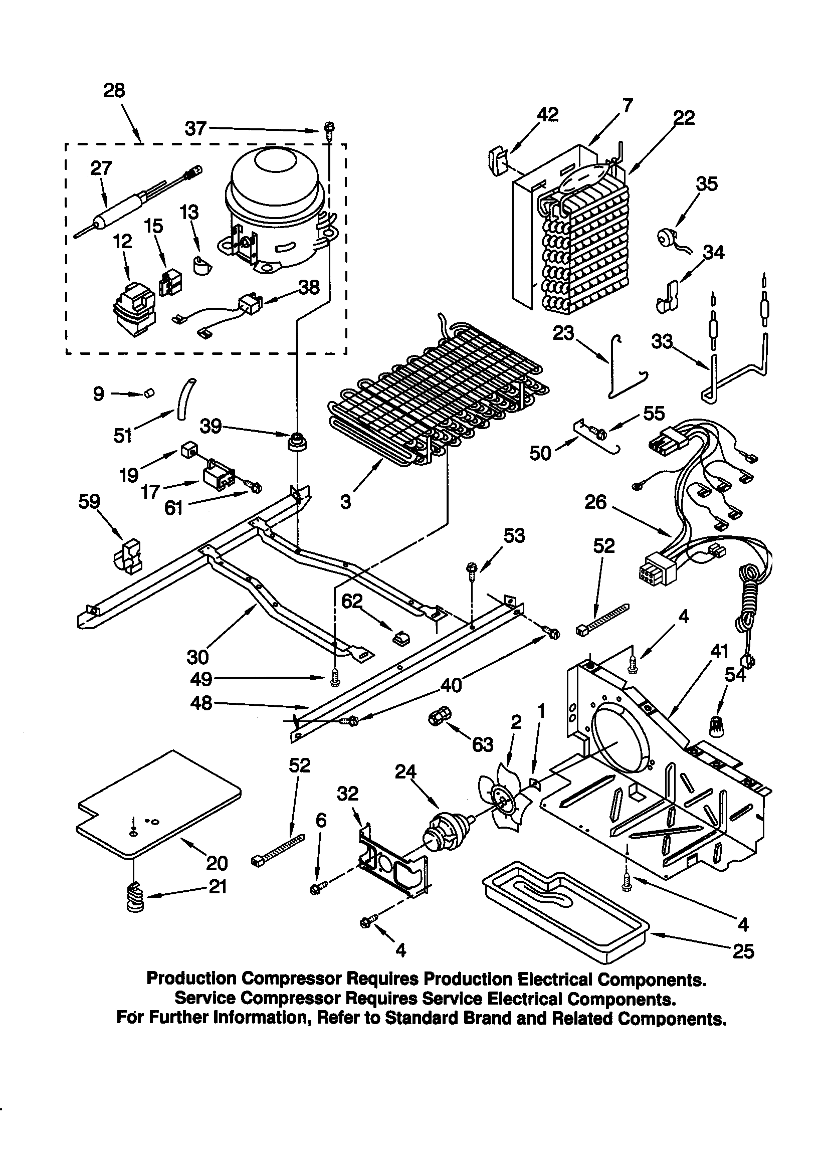 Kenmore 10658567891 unit diagram
