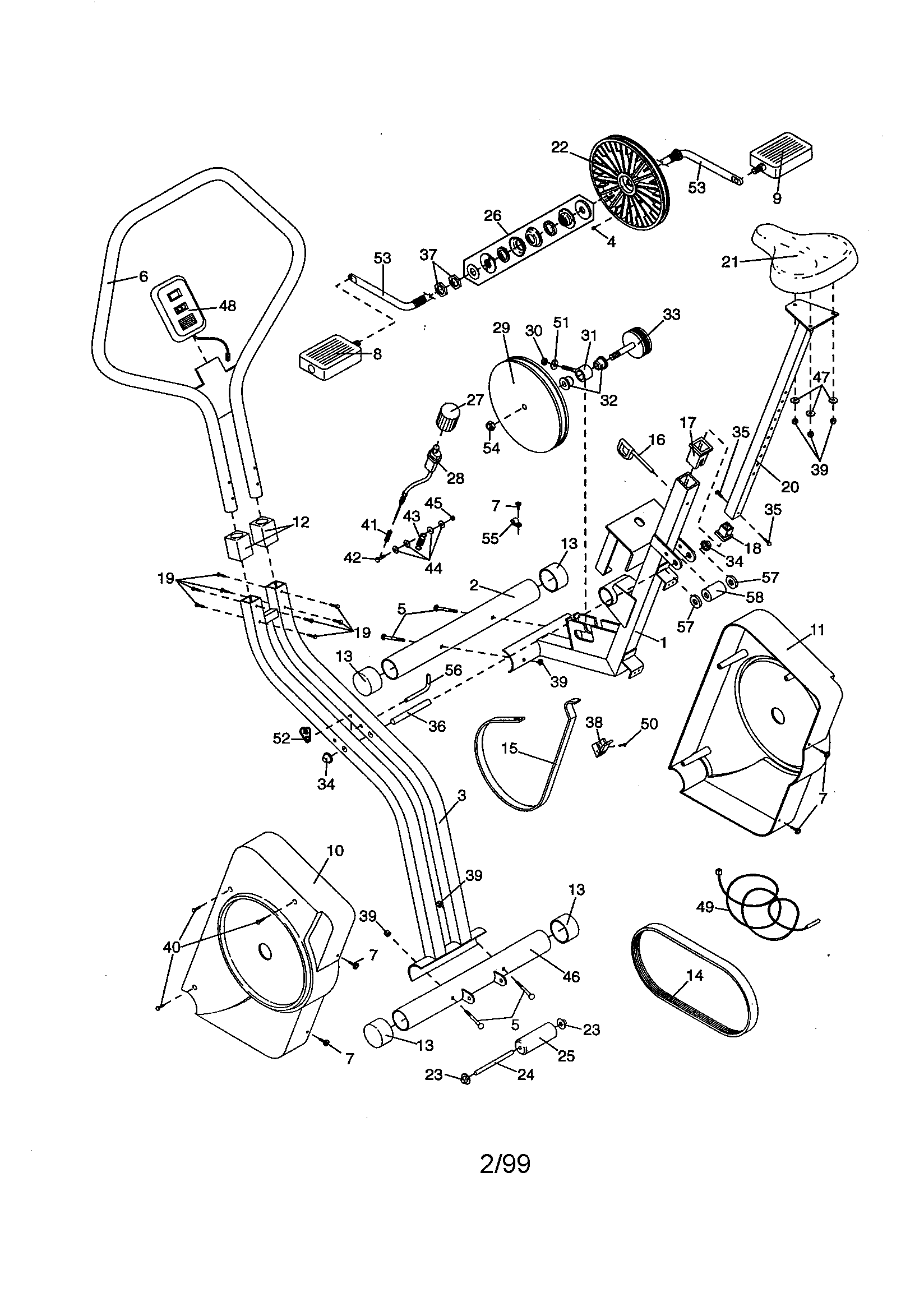 Proform 831288230 unit parts diagram