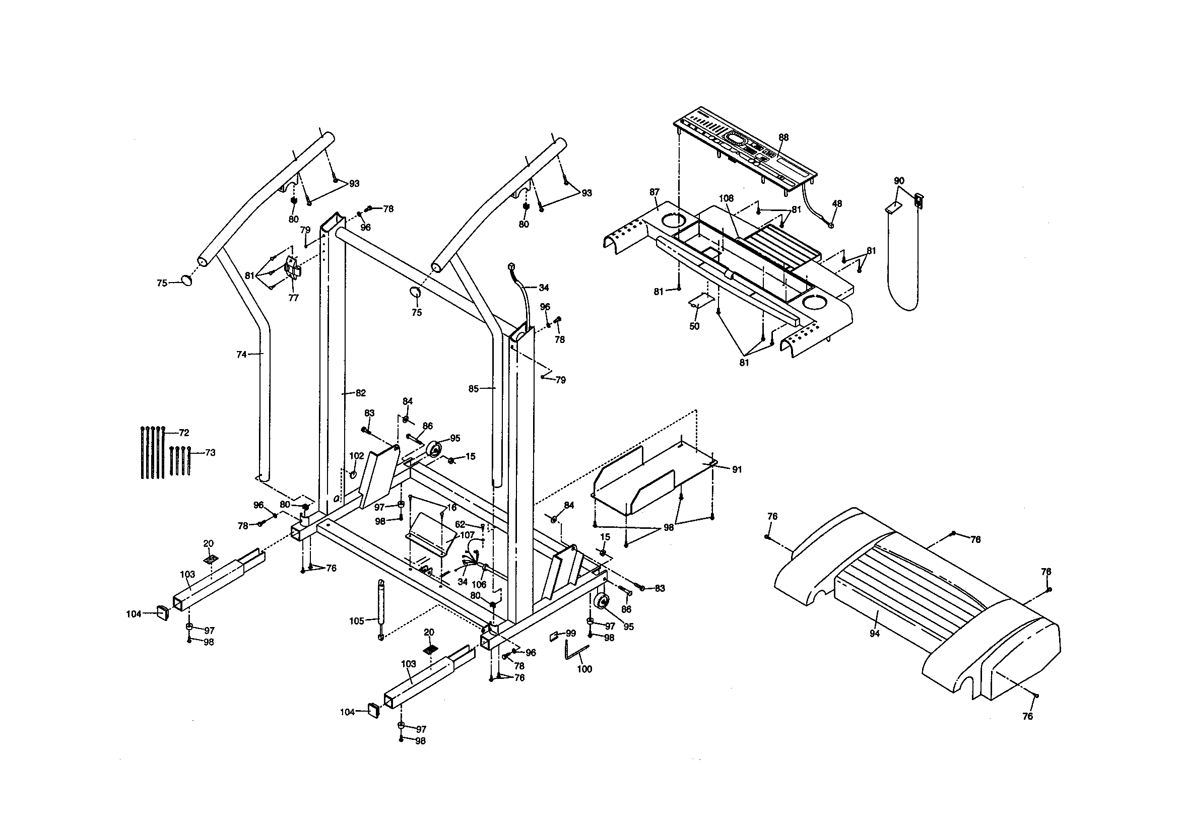 Proform 831297692 console diagram