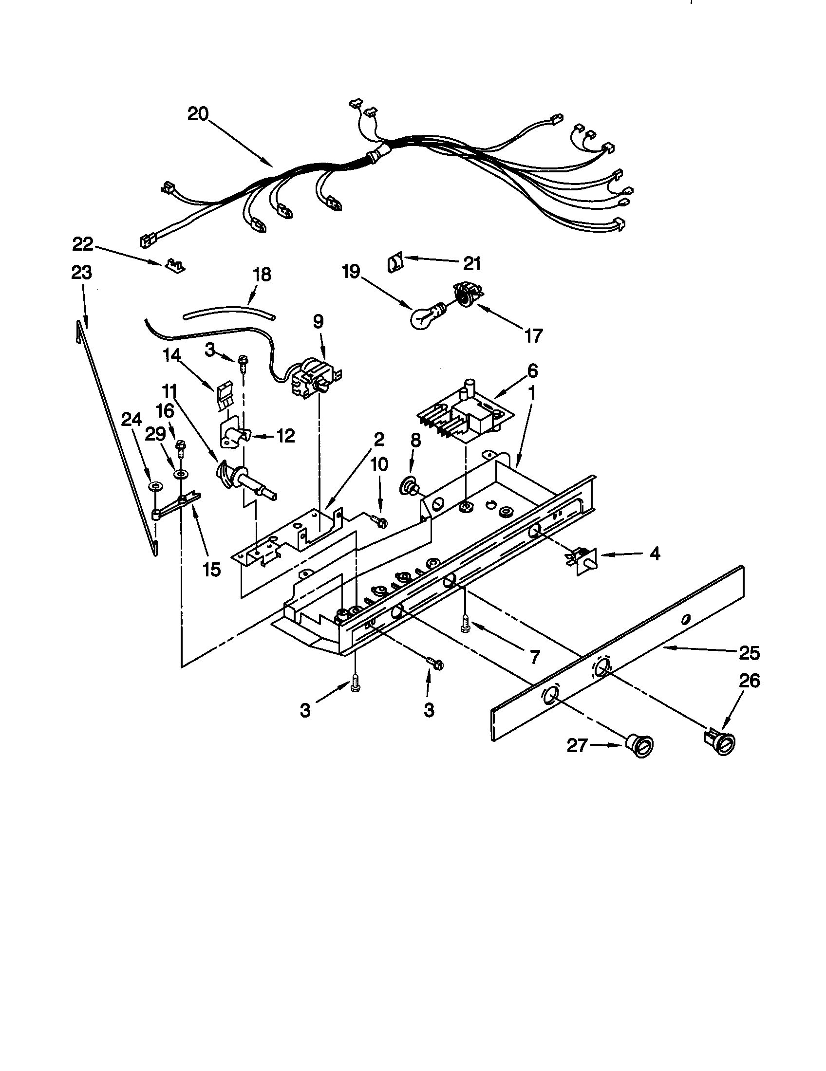 Kenmore 10657567792 control diagram