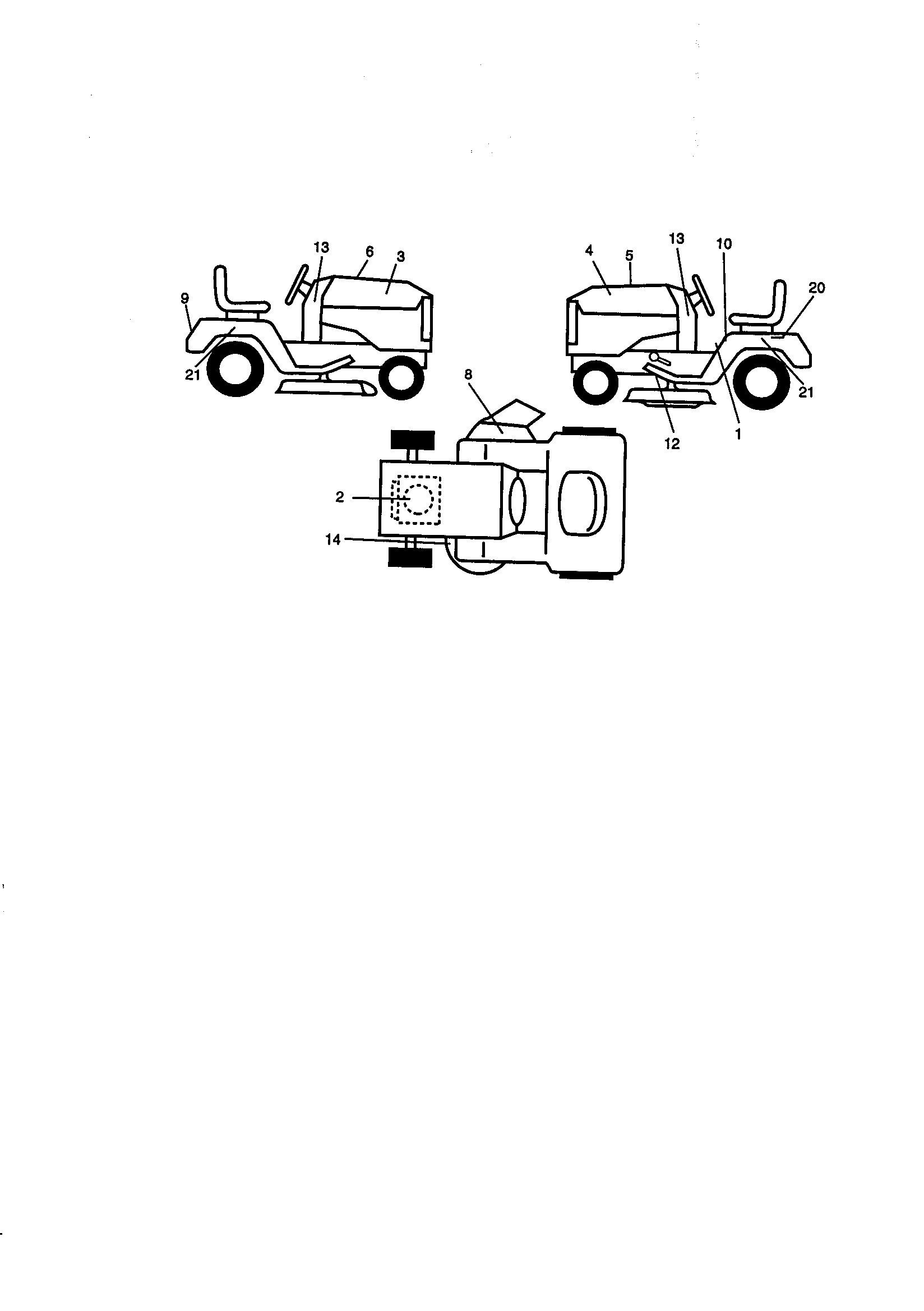 Craftsman 917270712 decals diagram