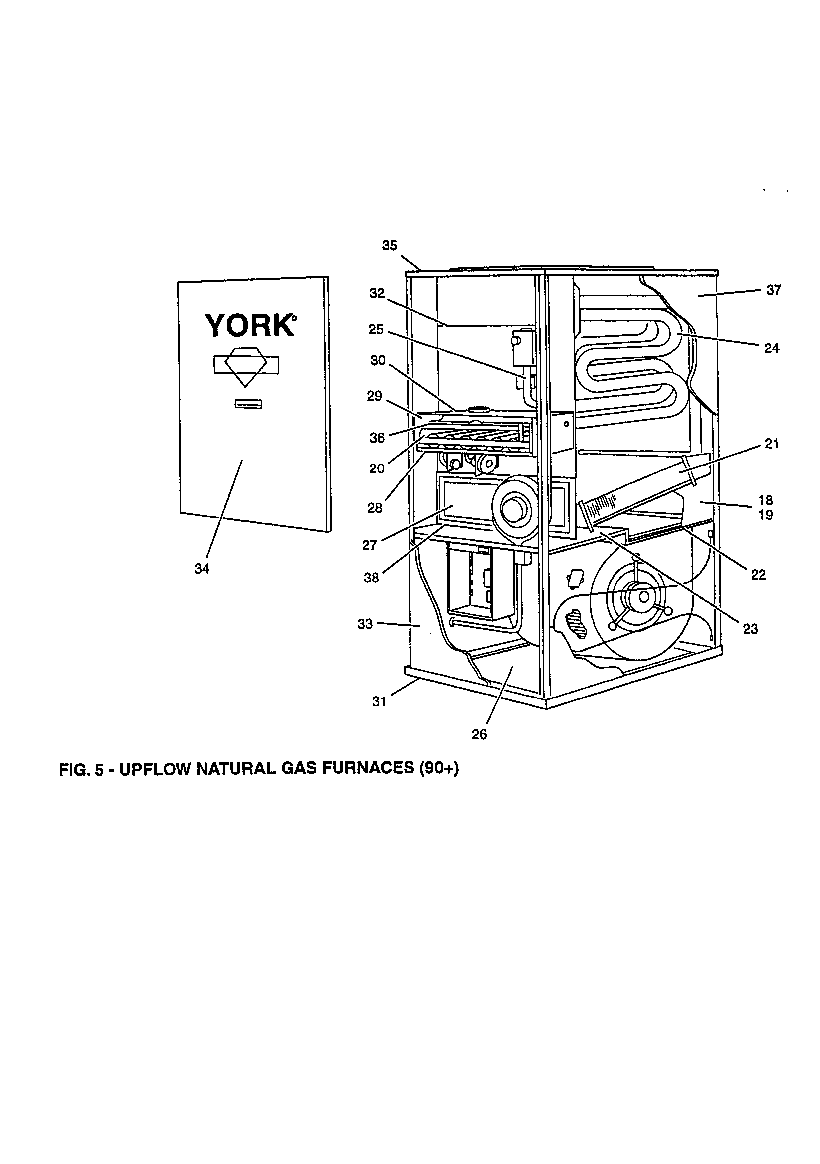 York P3URD20N11201A fig. 5 diagram