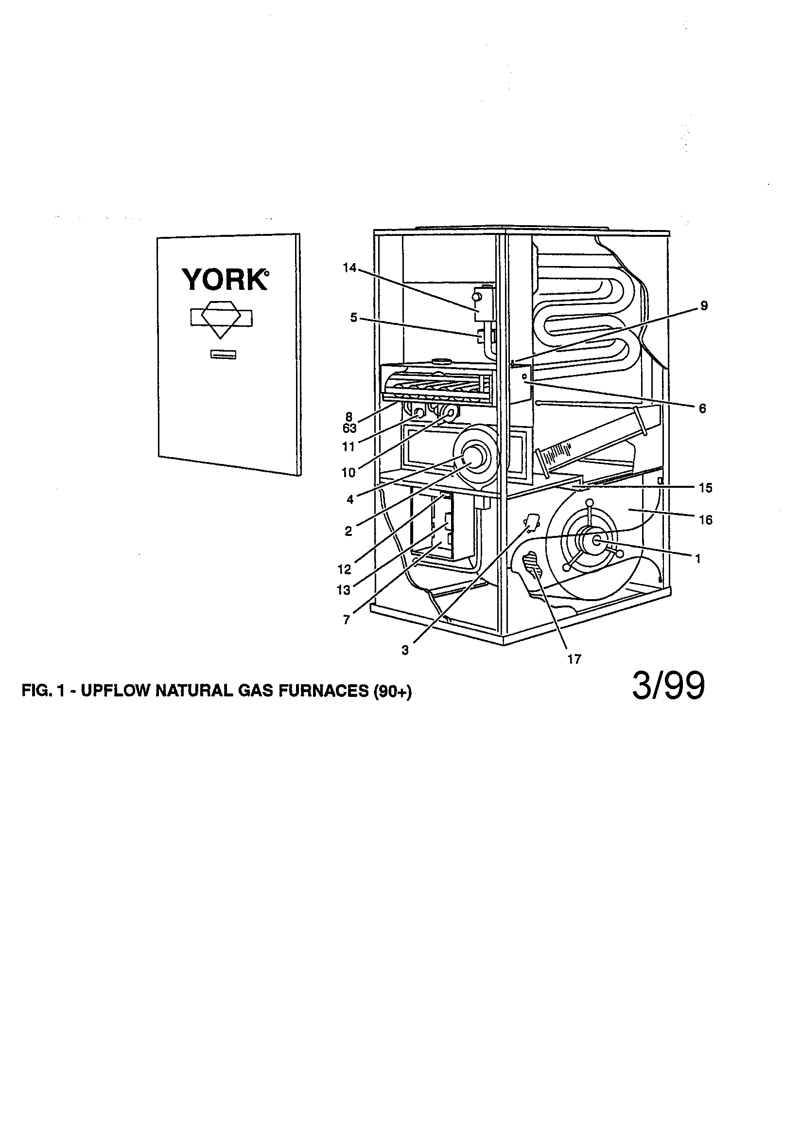 York P3URC16N07501C fig. 1 diagram