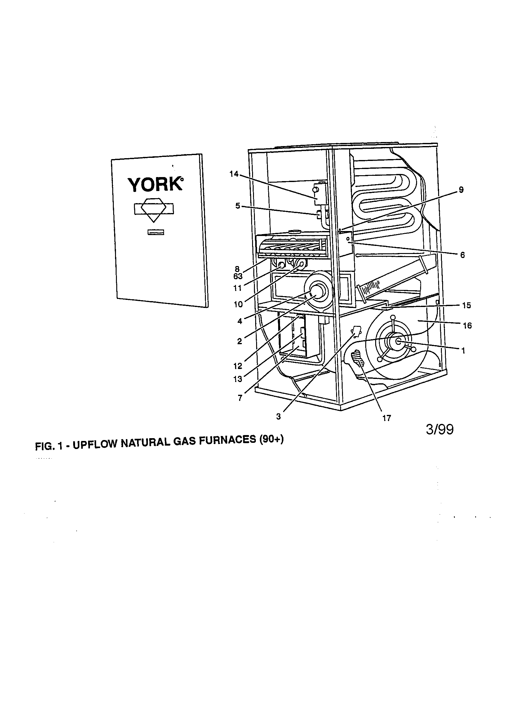 York P3URB10N05501C fig. 1 diagram