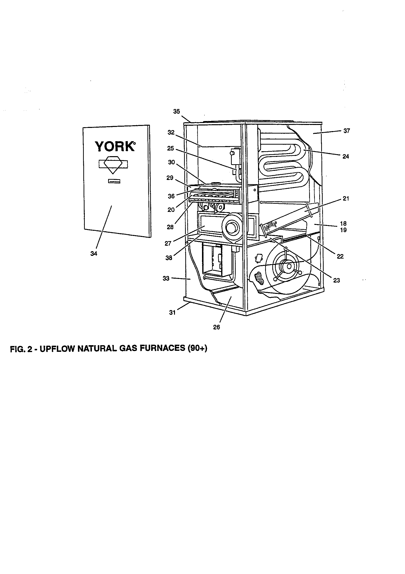 York P3URB10N05501C fig. 2 diagram