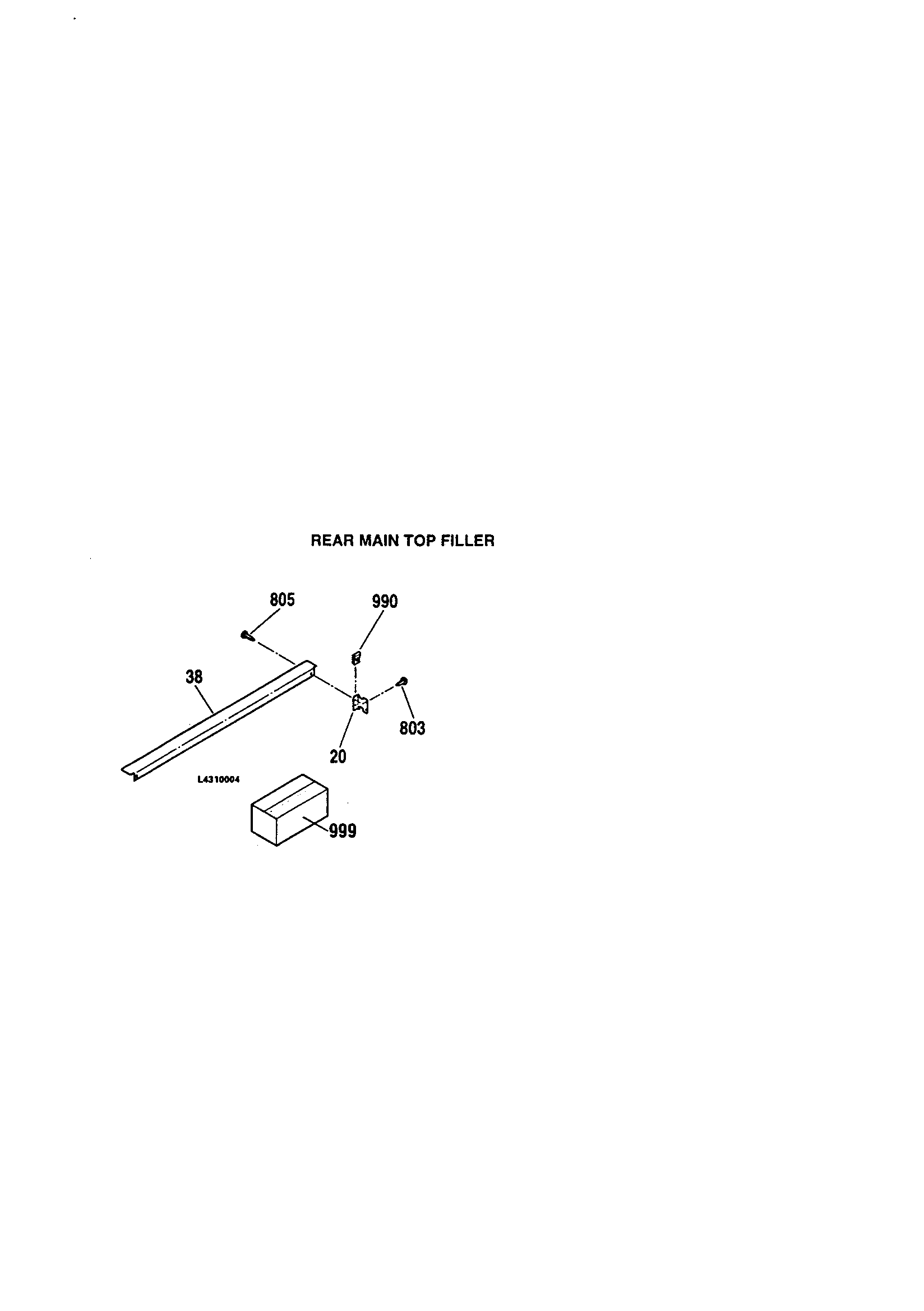 Kenmore 91146566892 rear main top filler diagram