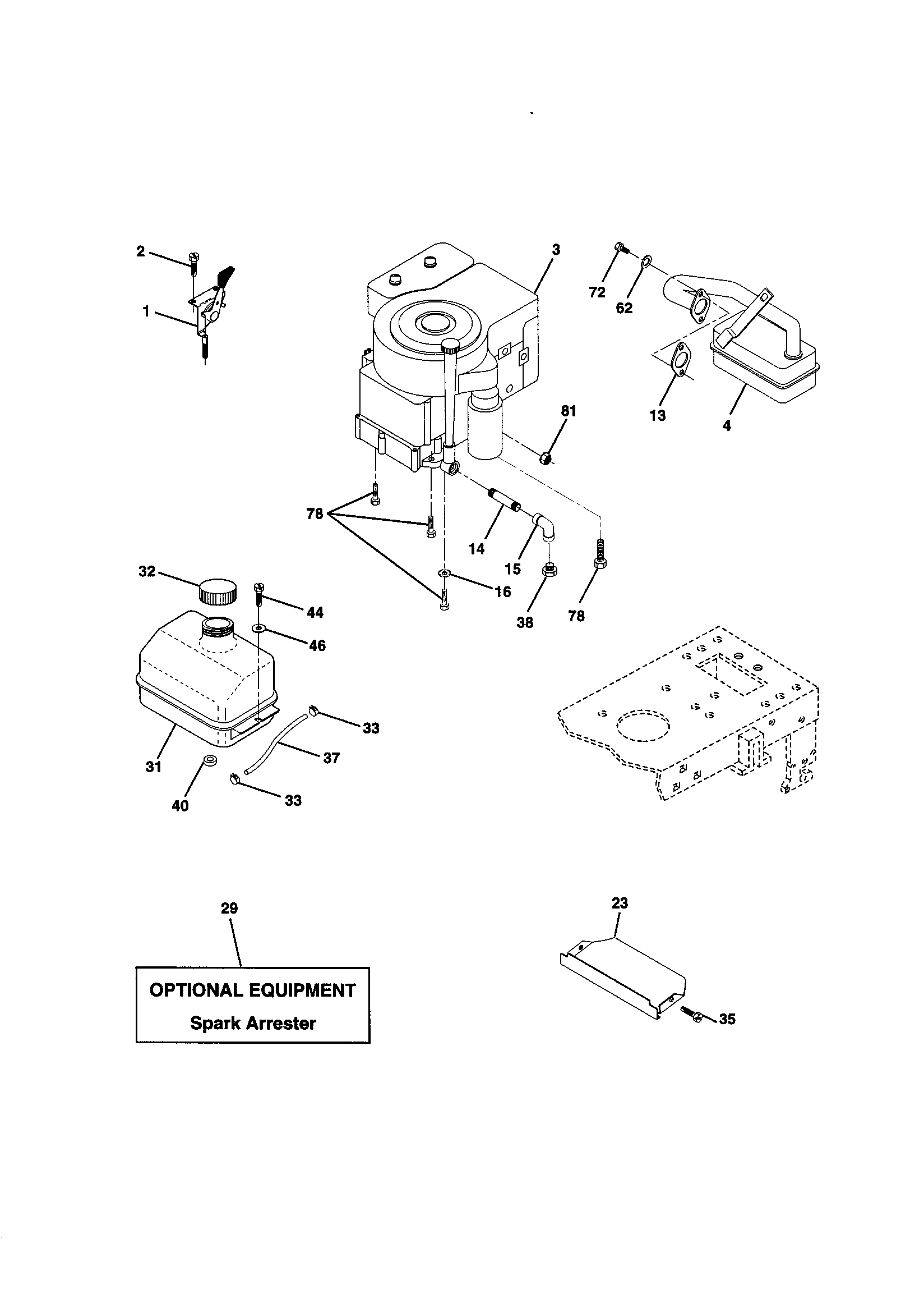 Craftsman 917270651 engine diagram