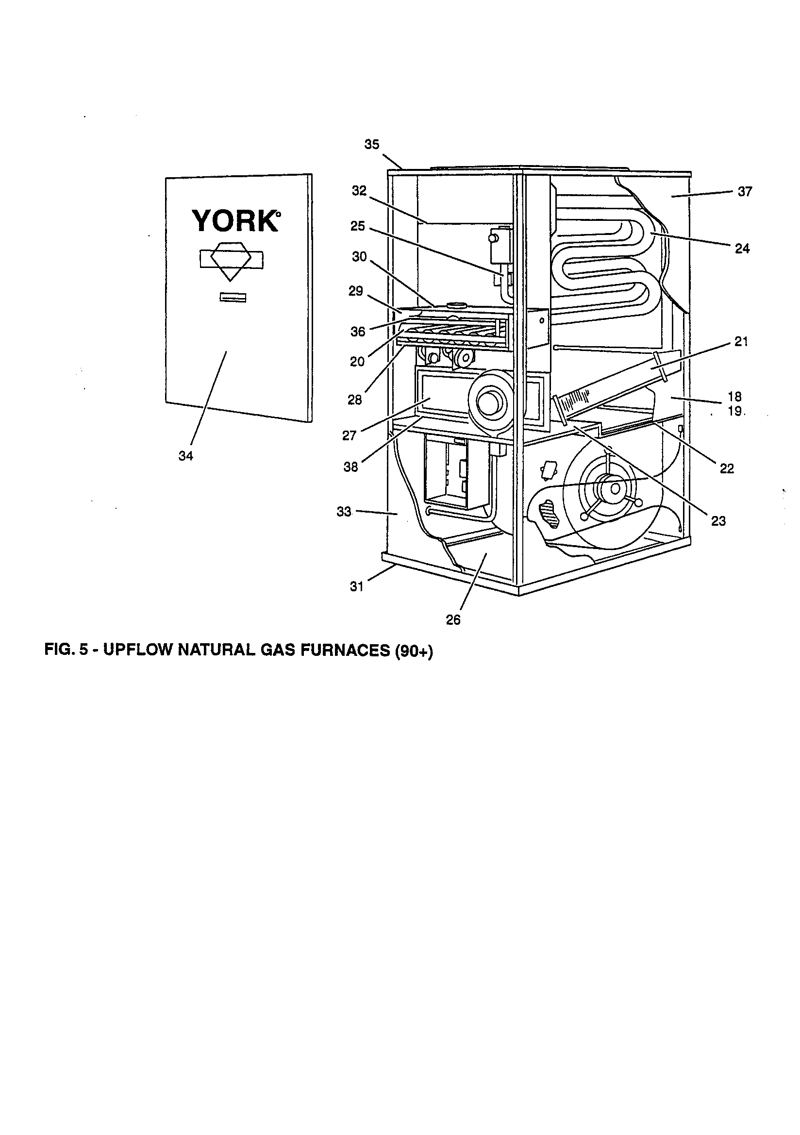 York P3URD20N13001B fig. 5 diagram
