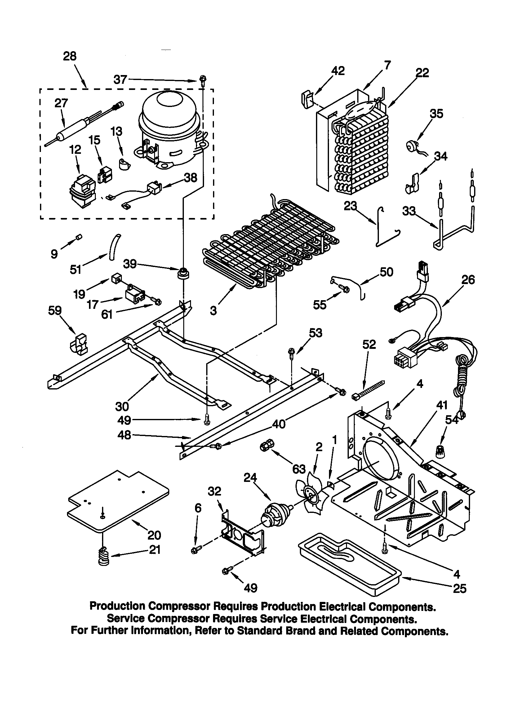 Kenmore 10658787892 unit diagram