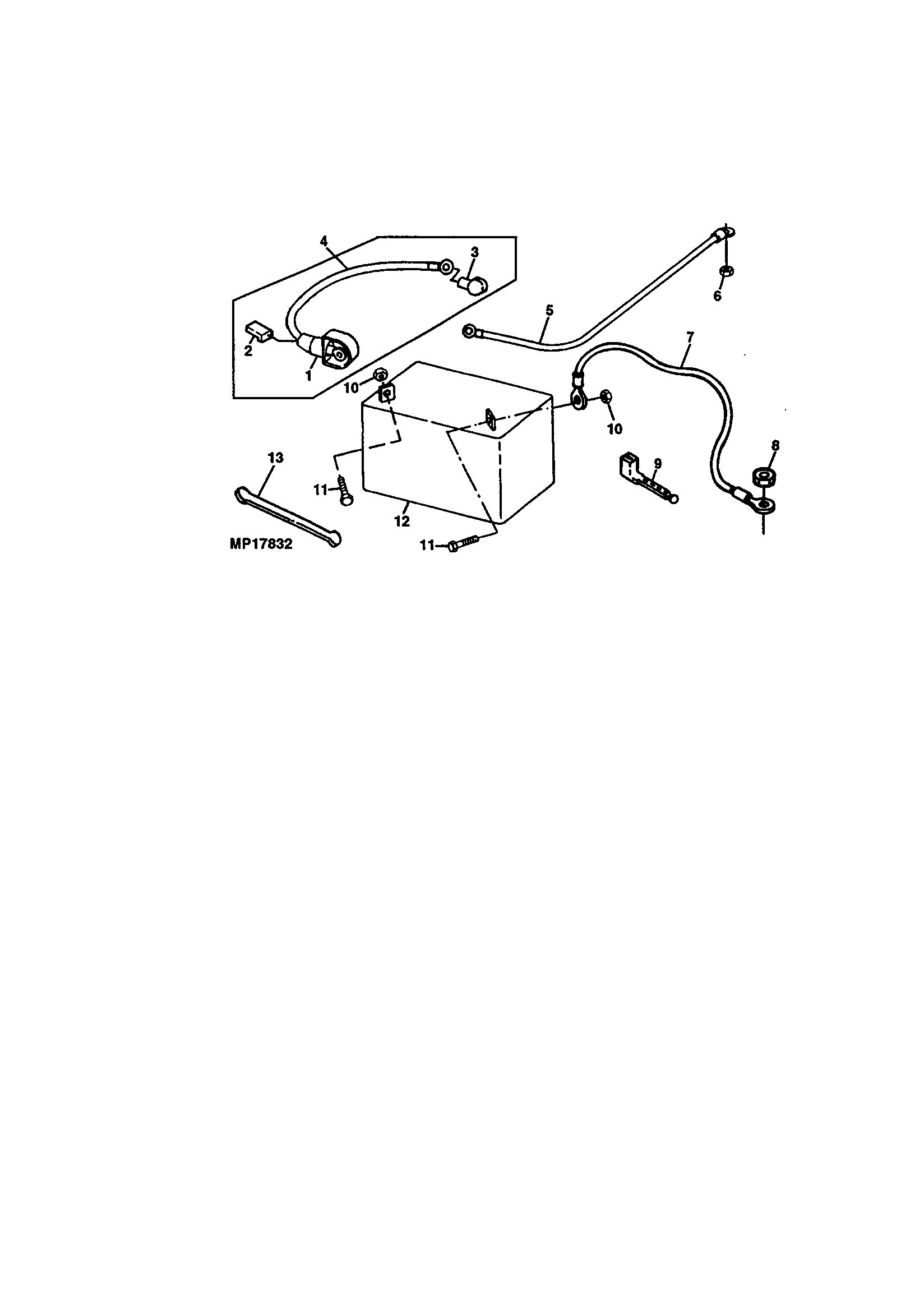 Sabre M02048HXXXXXX battery diagram