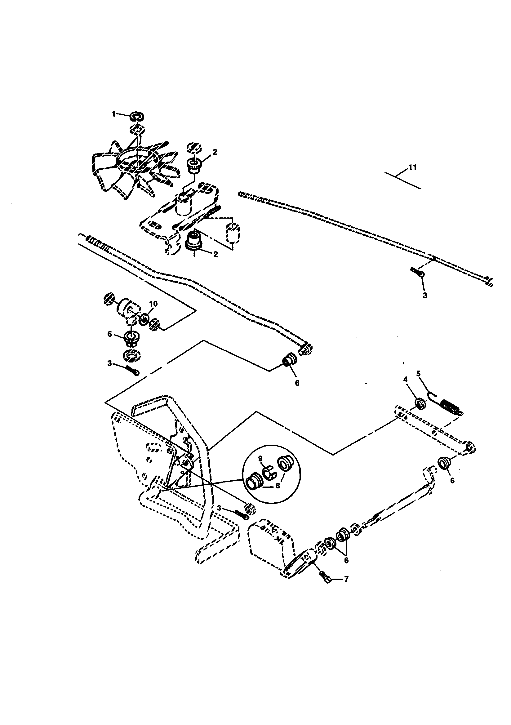 Sabre M02048HXXXXXX bushing kit diagram