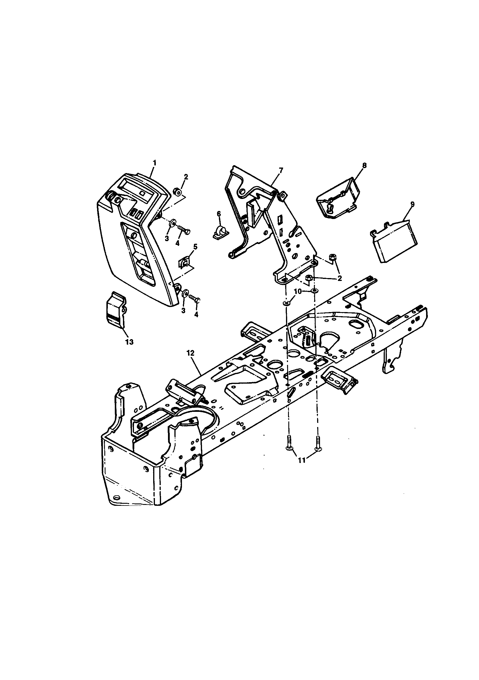 Sabre M02048HXXXXXX frame diagram