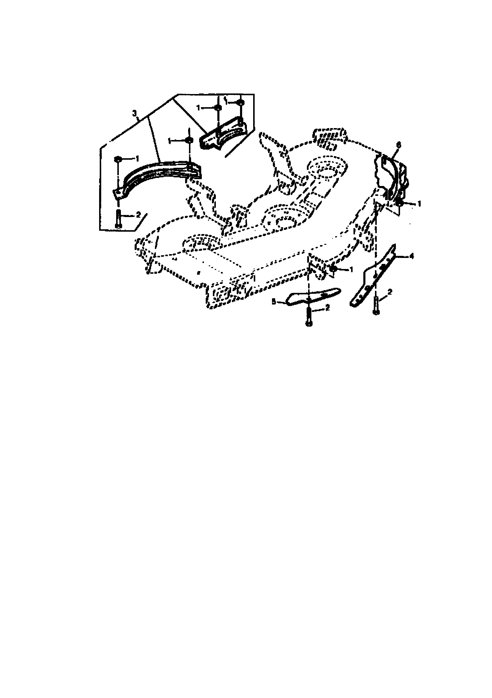 Sabre M02048HXXXXXX front and rear baffle kits diagram