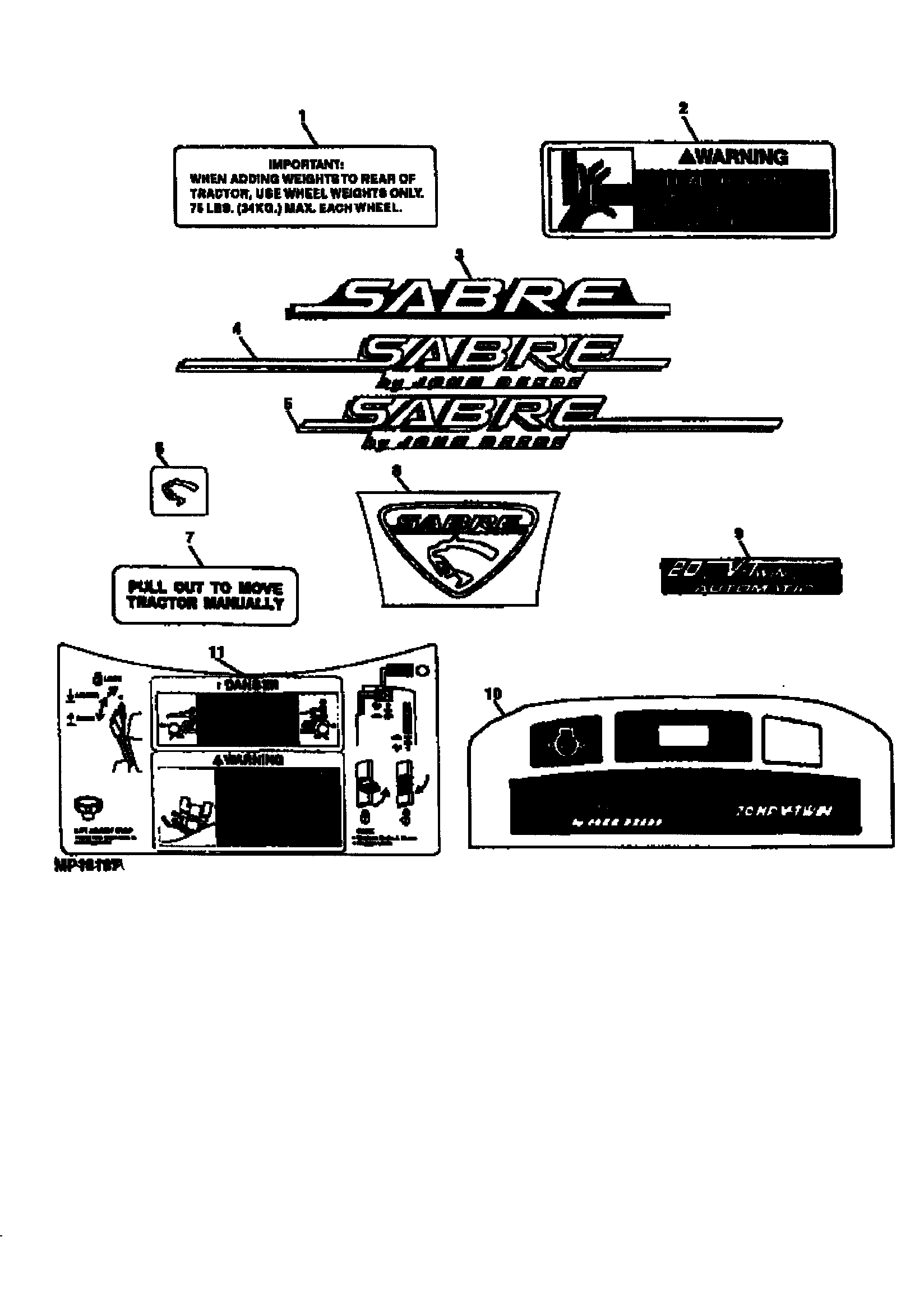 Sabre M02048HXXXXXX labels diagram
