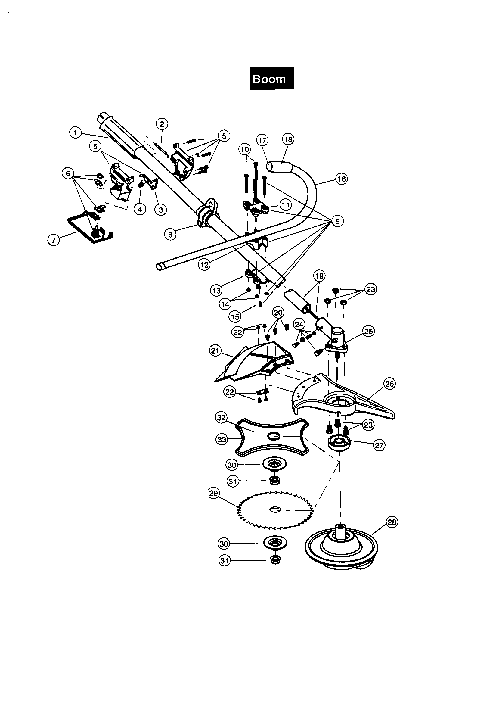 Craftsman 316795230 boom diagram