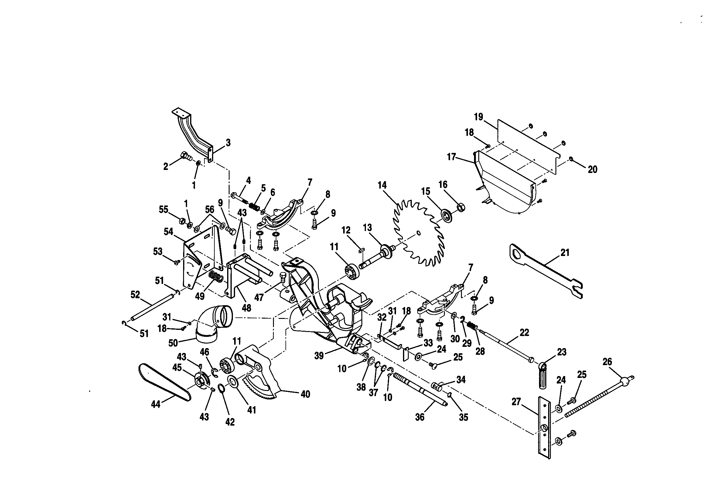 Craftsman 315228510 figure i diagram