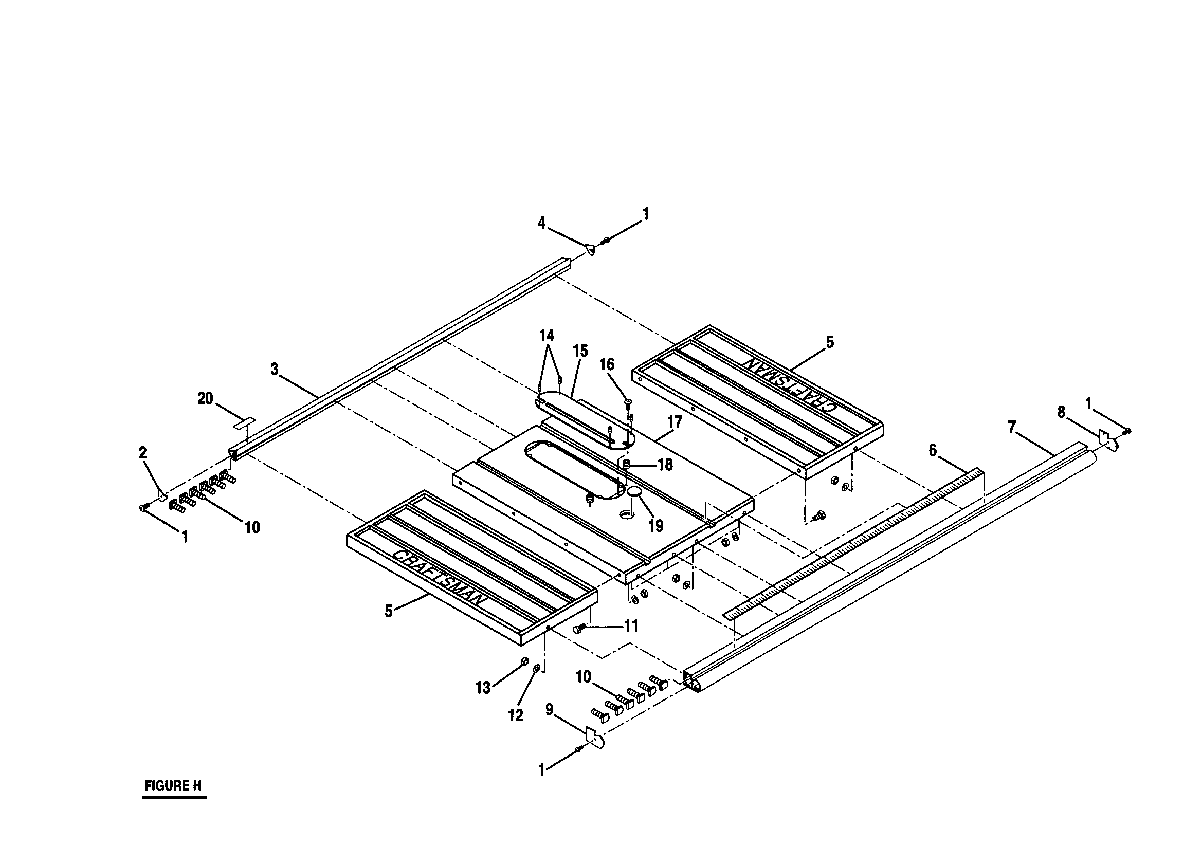 Craftsman 315228310 figure h diagram