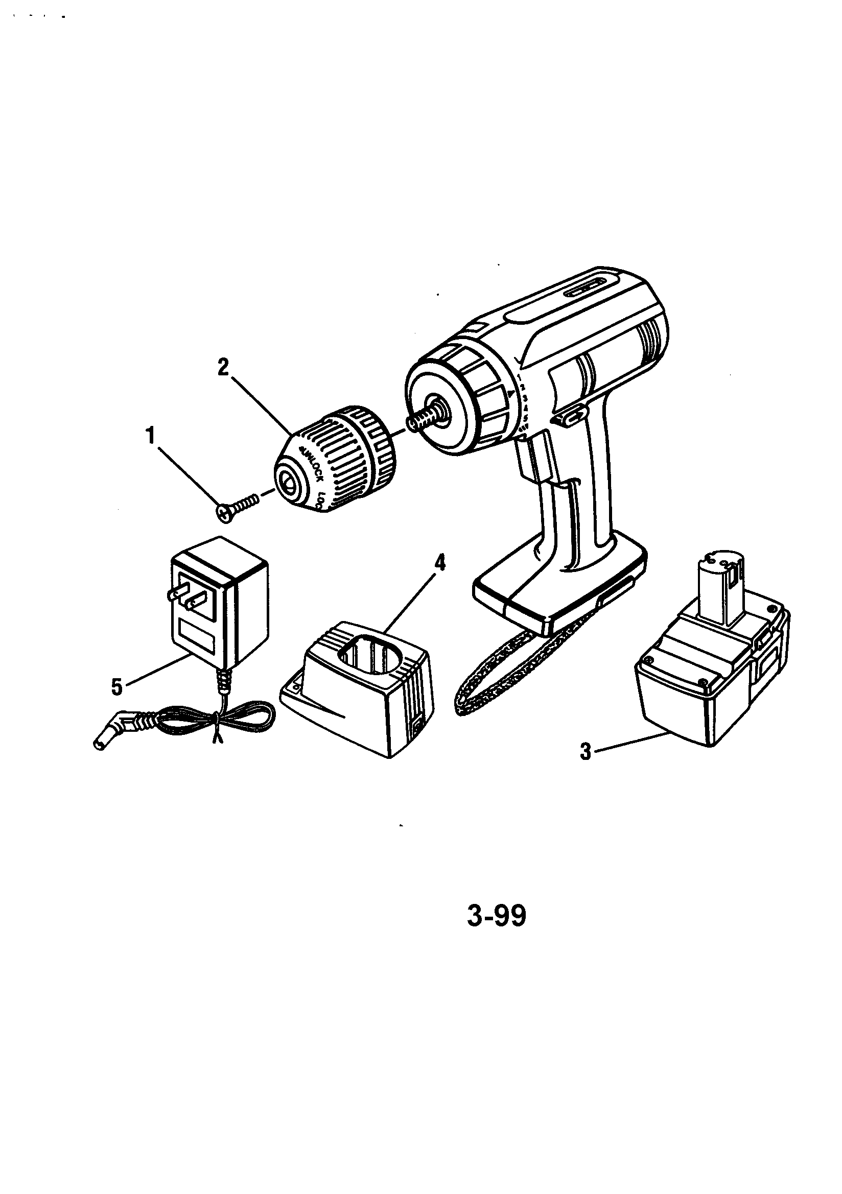 Craftsman 315110790 craftsman 3/8" cordless drill-driver diagram