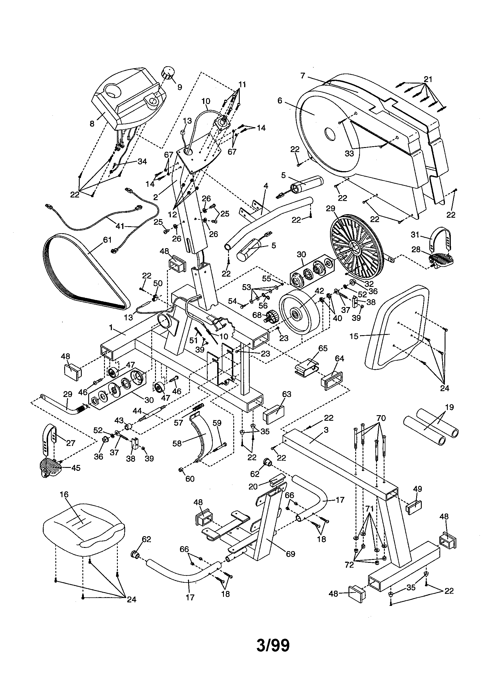 Proform PFEX97572 unit parts diagram