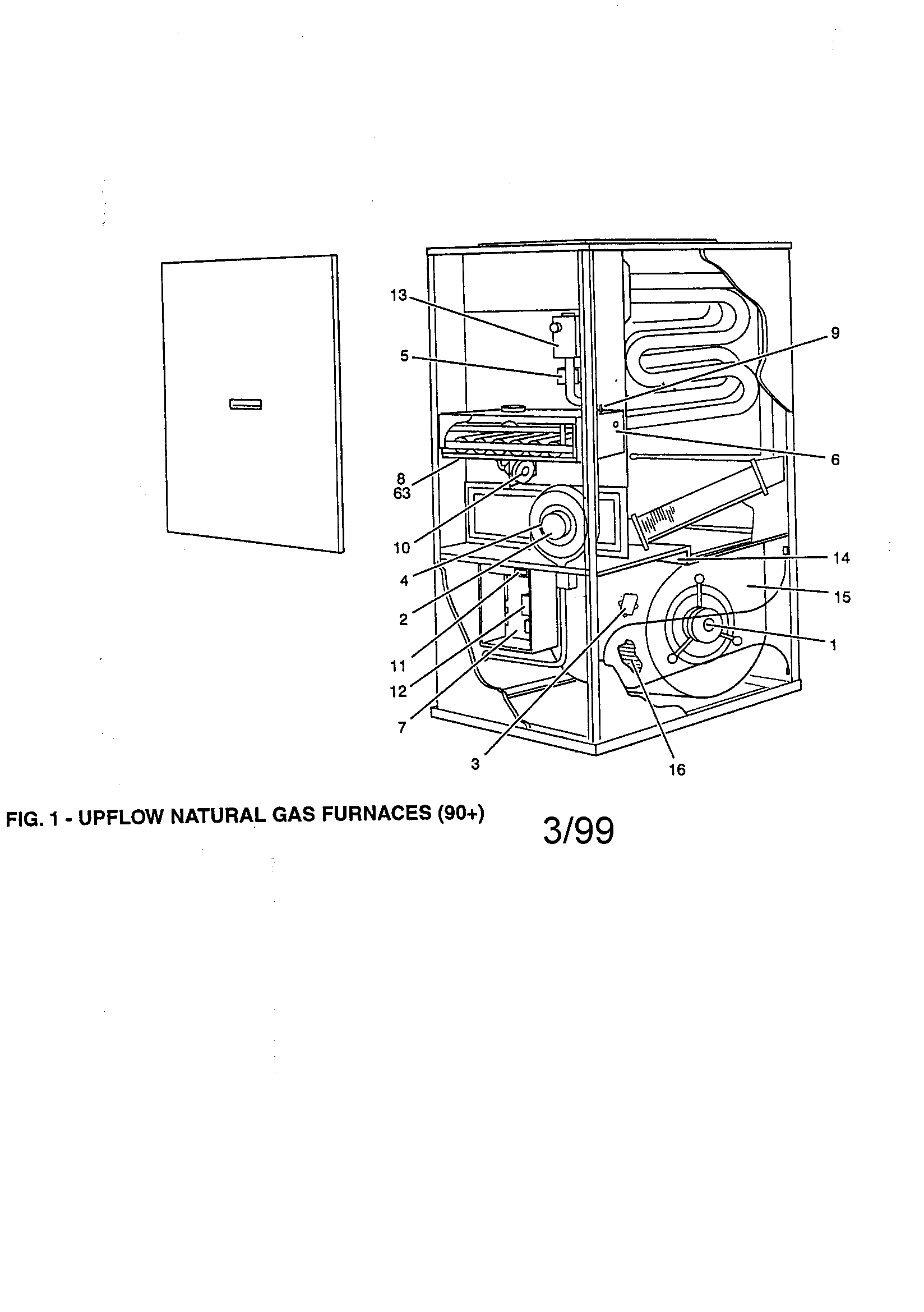 York G9T10014UPC13 fig. 1 diagram