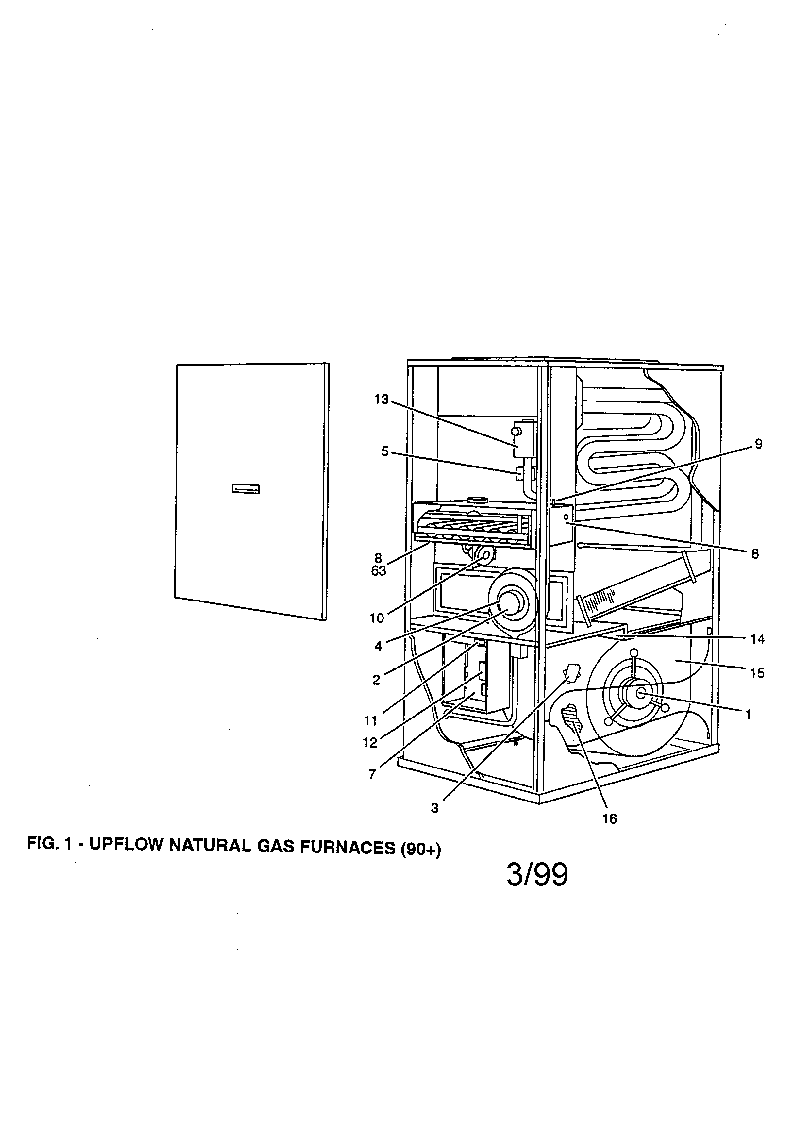 York G9T10020UPC13 fig. 1 diagram
