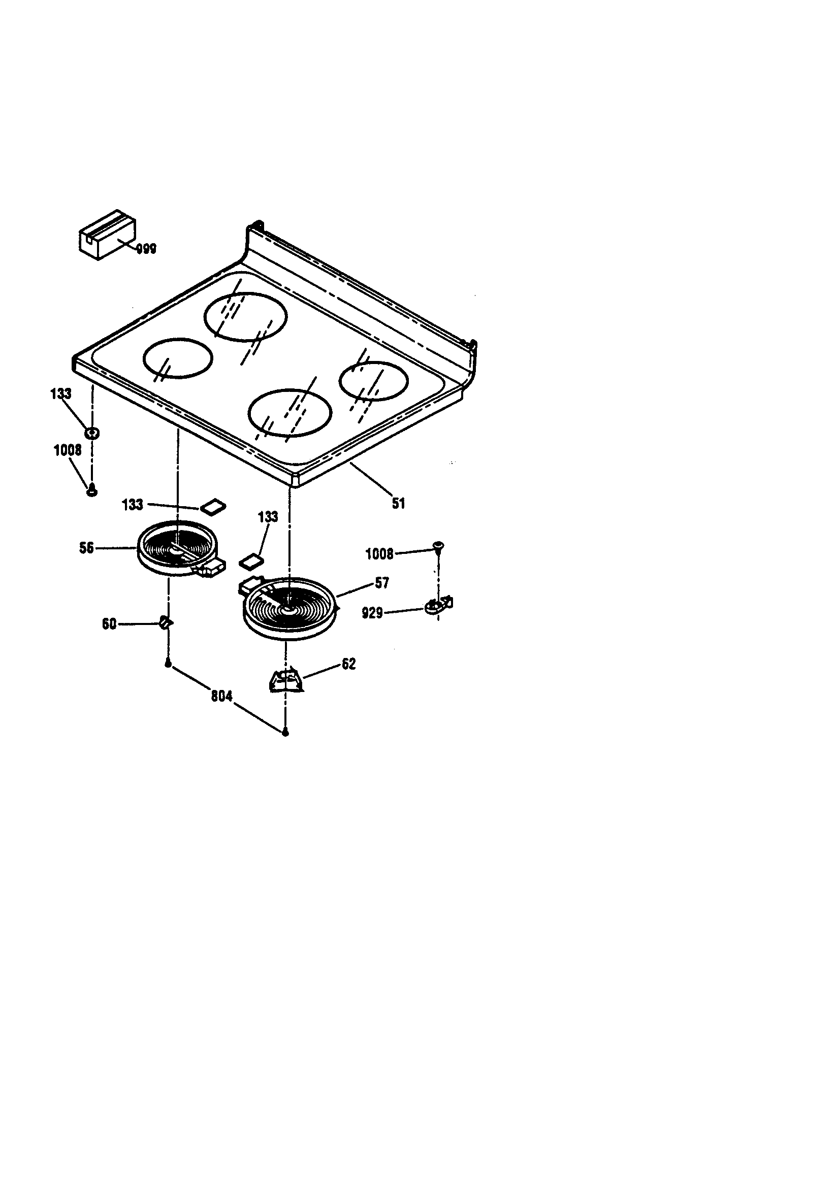 Kenmore 91195487990 maintop section diagram
