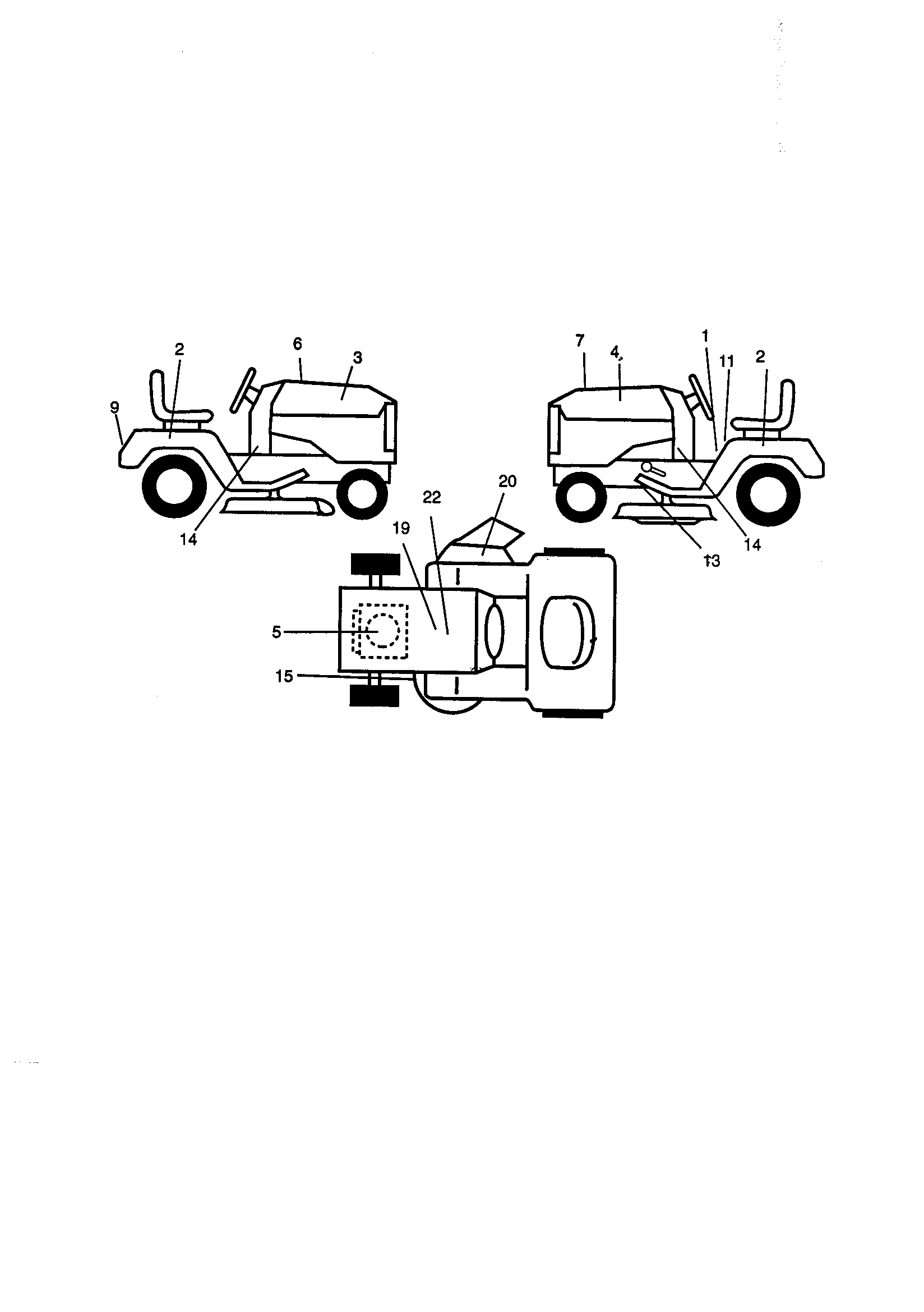 Craftsman 917270822 decals diagram