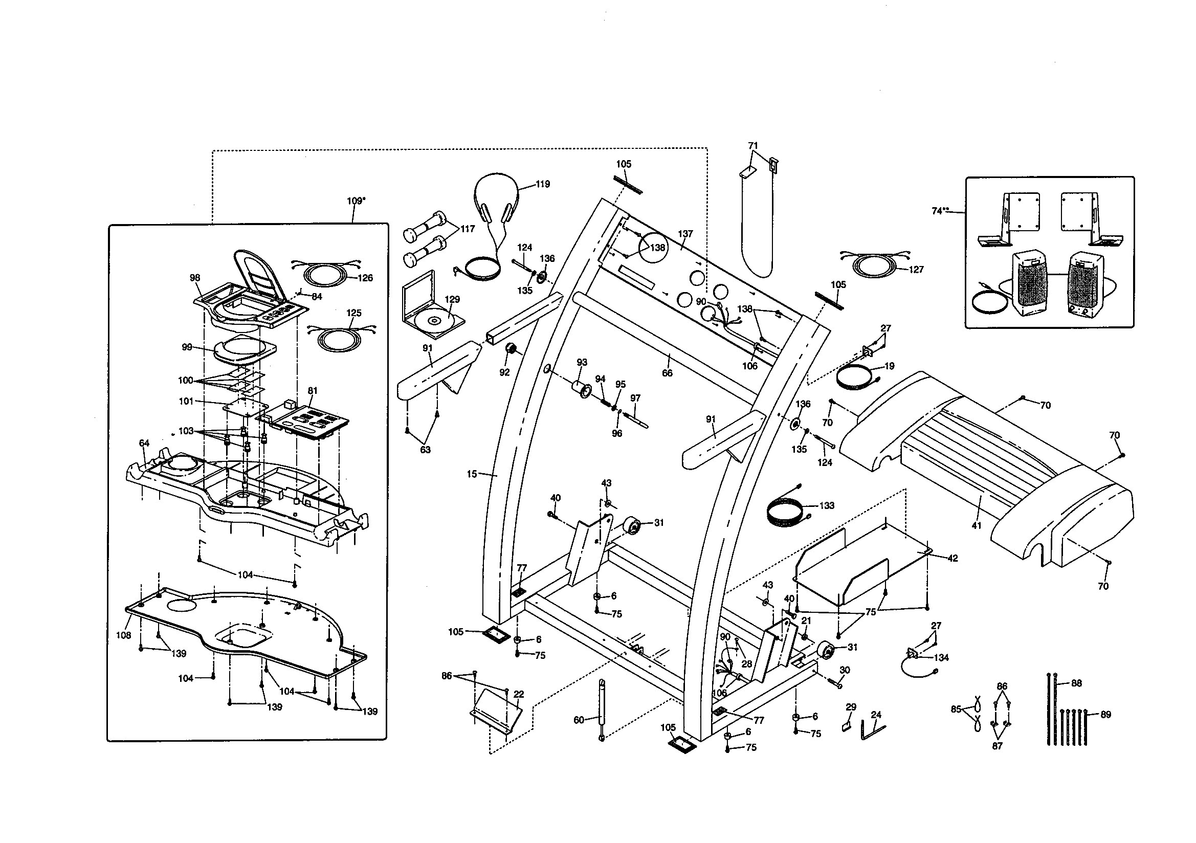 Proform 831298300 console diagram