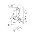 Amana TS22TL-P1306501WL ladders/lower cabinet/rollers diagram