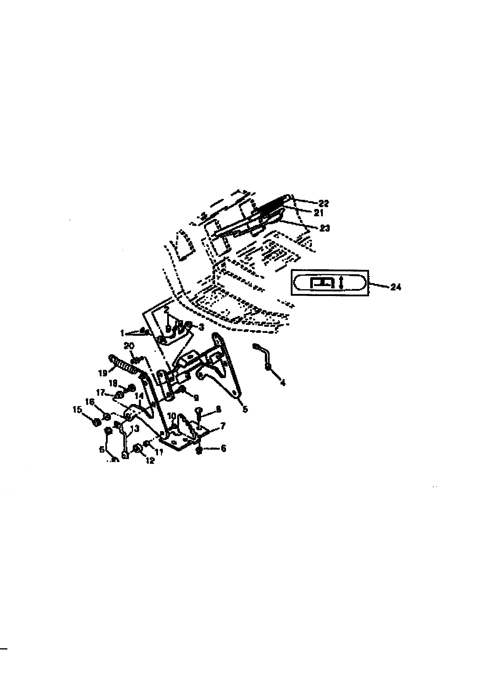Sabre 1546 GEAR GXSABRC mower deck lift diagram