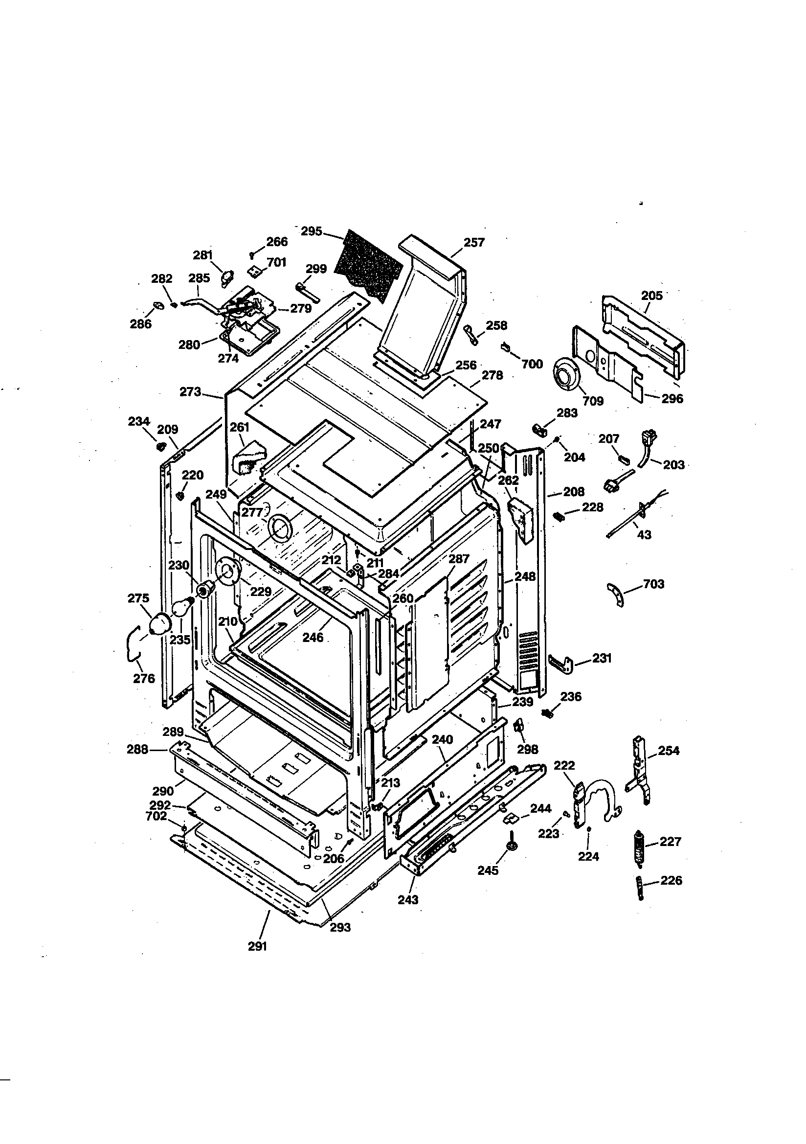 Kenmore 36275478691 body parts diagram
