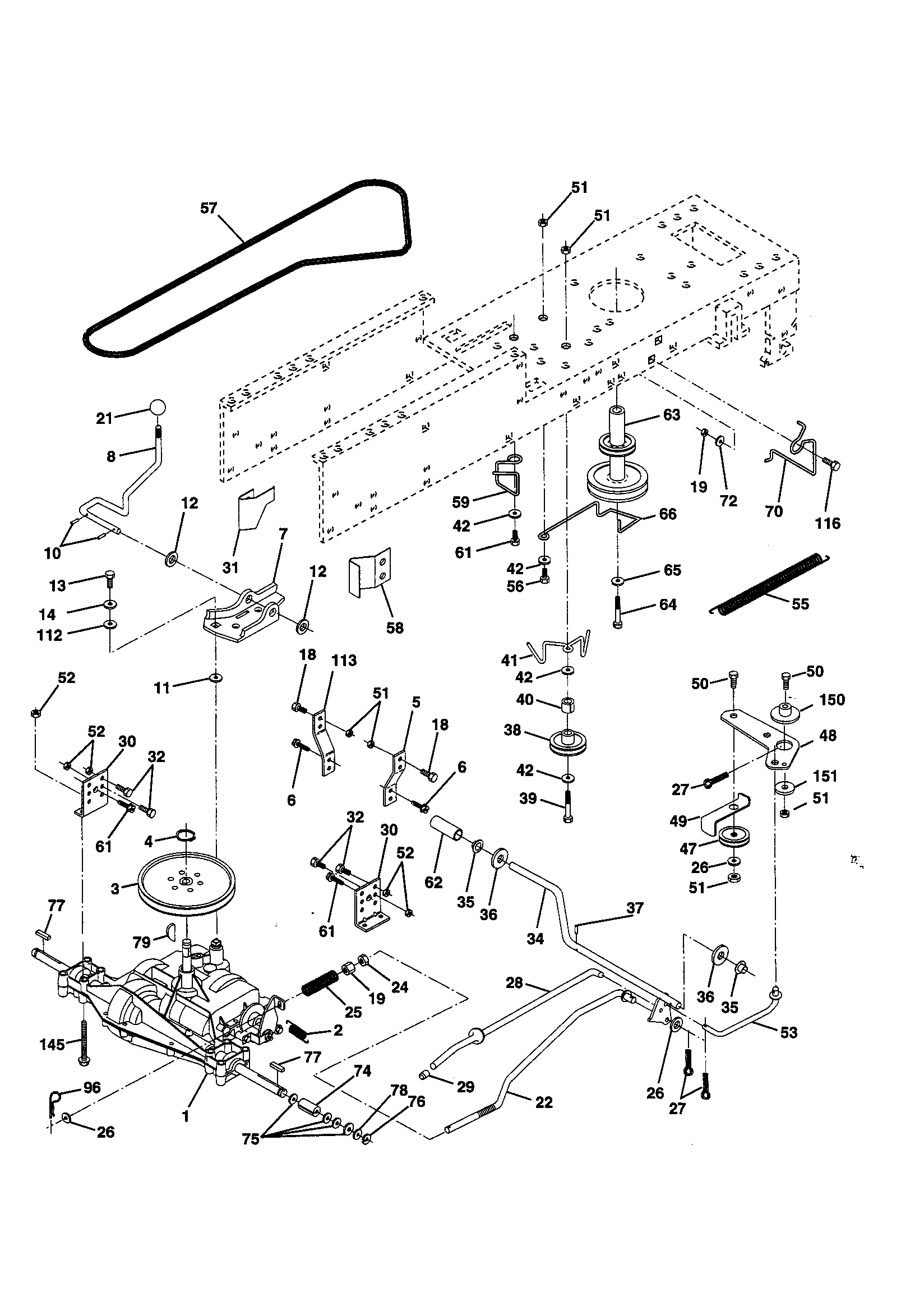 Frigidaire 259720 drive diagram