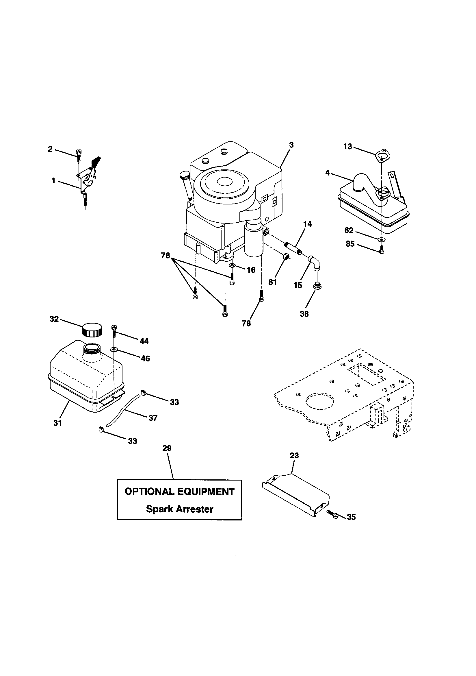 Frigidaire 259720 dngine diagram