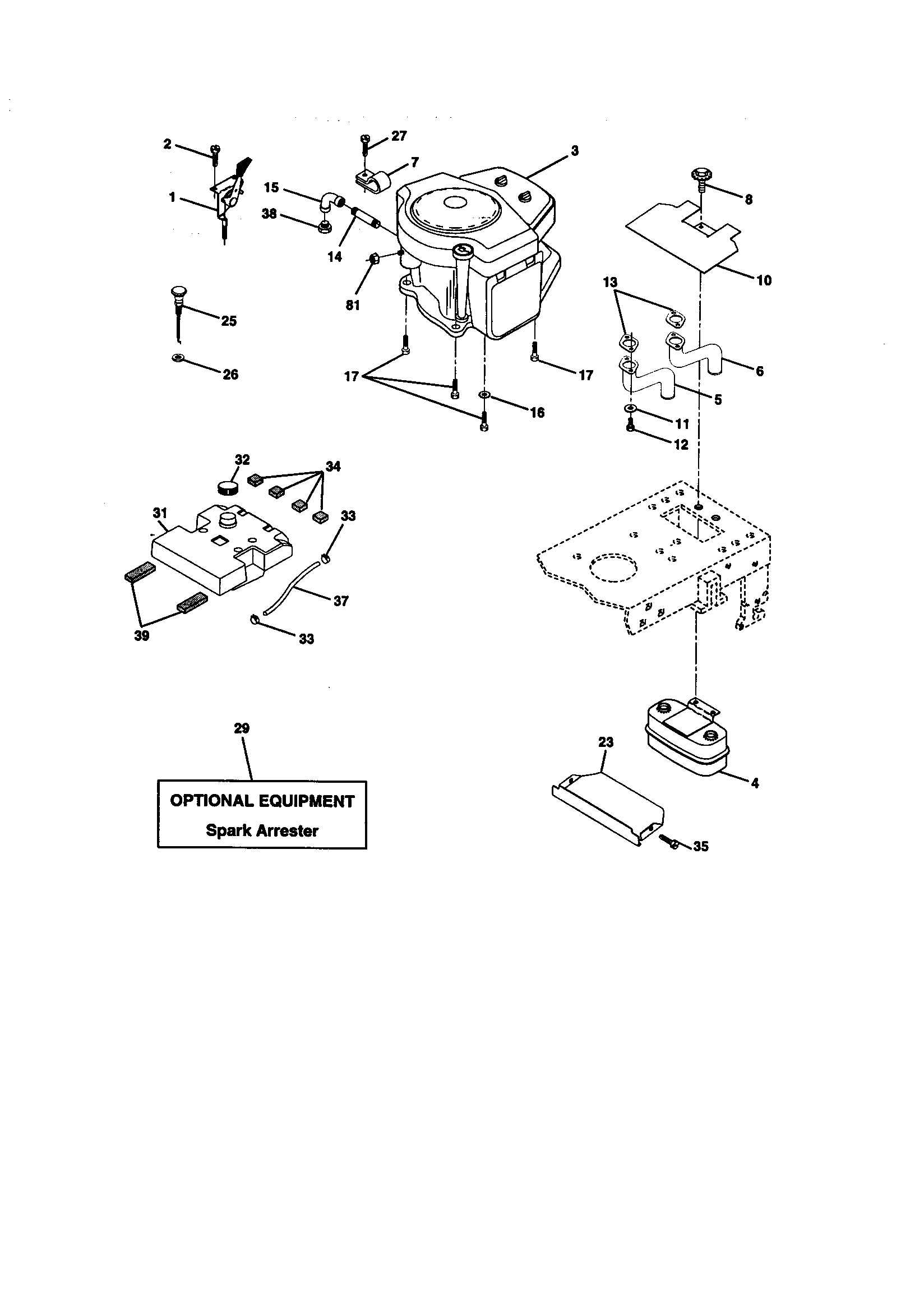 Craftsman 917258331 engine diagram