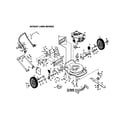 Frigidaire PP55Y22CHA rotary lawn mower diagram
