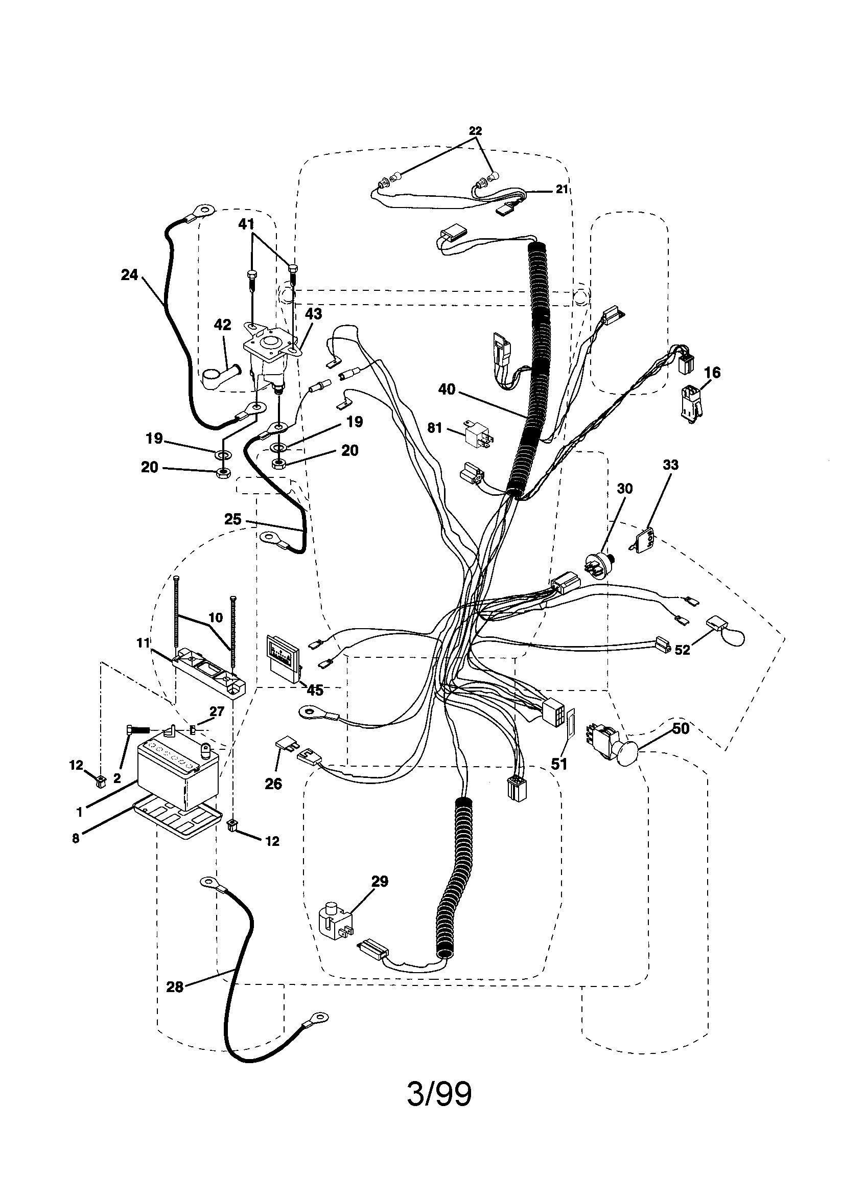 Frigidaire PPRGT20H50A electrical diagram