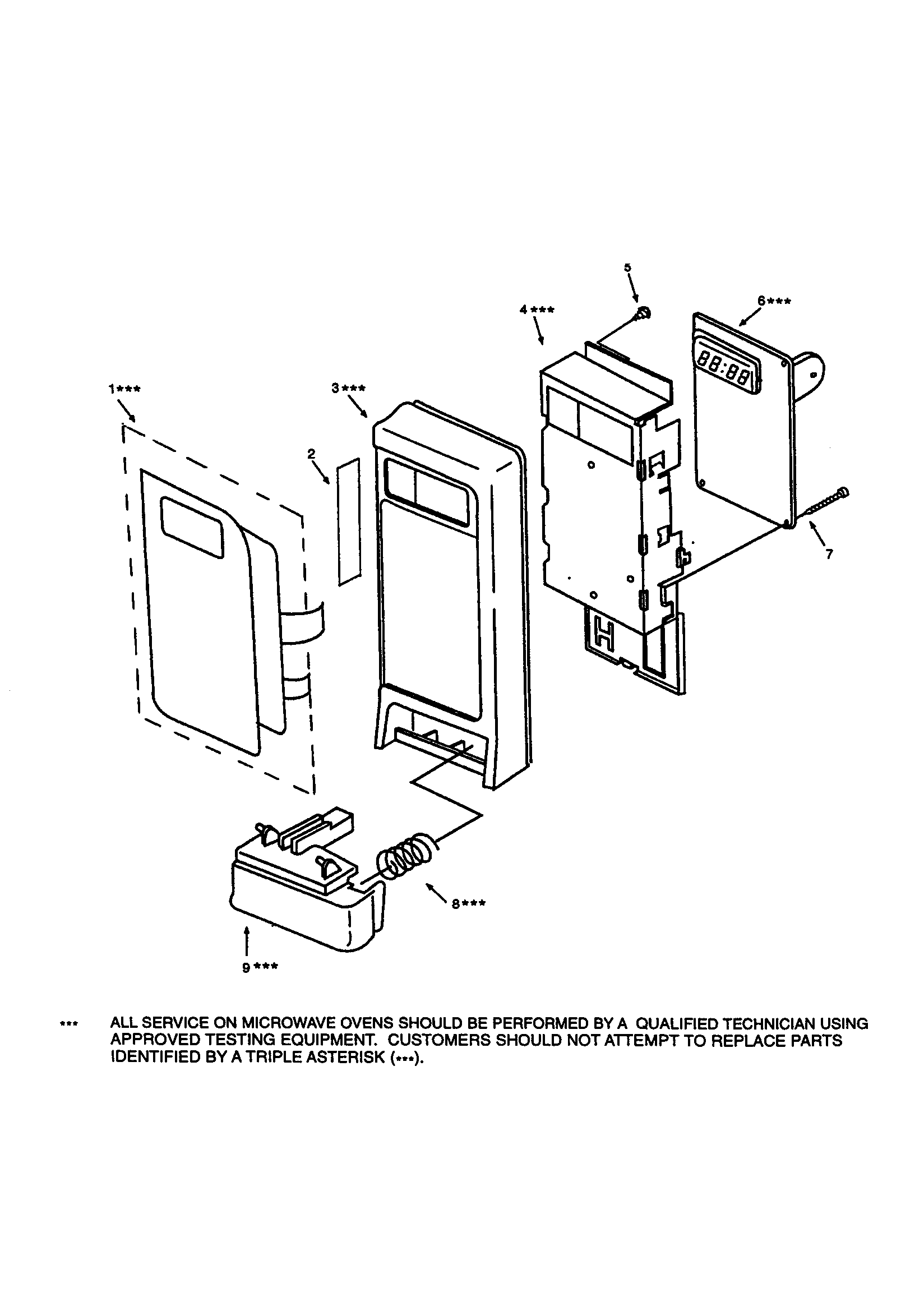 Kenmore 56569580890 control panel diagram