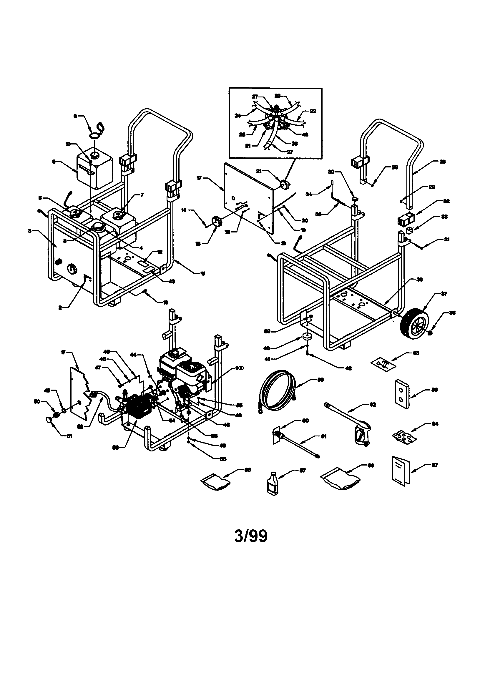 Craftsman 580768040 main unit diagram