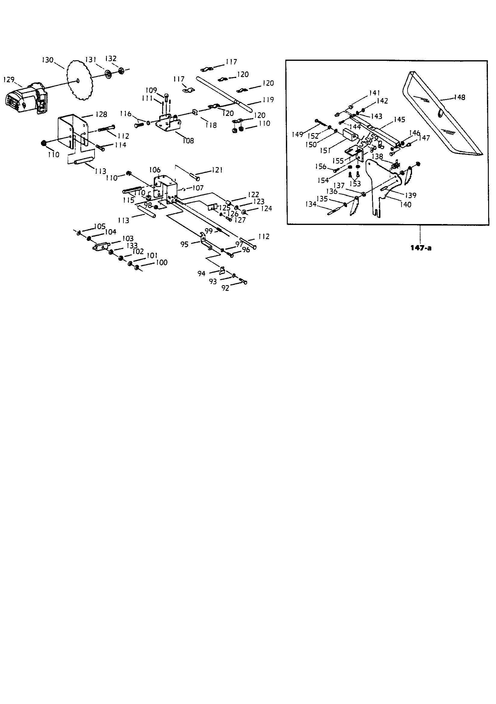 Pro-Tech 41061 motor and blade diagram