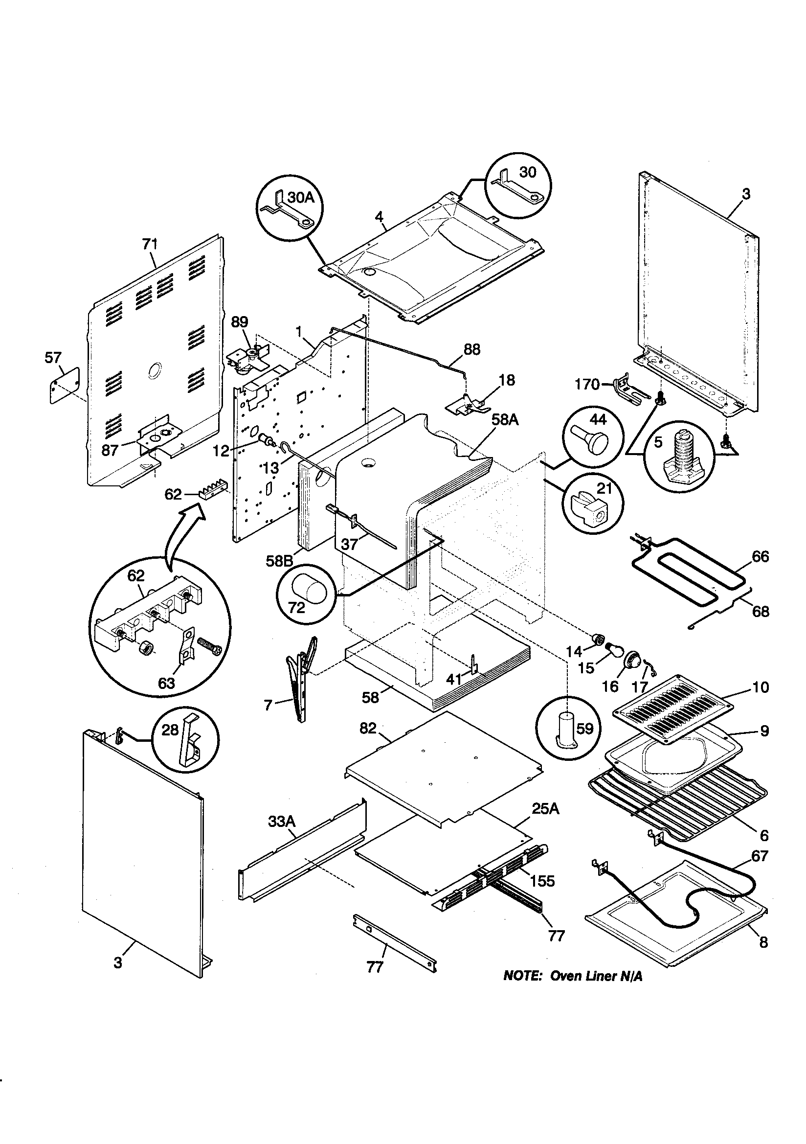 Kenmore 79095718894 body diagram