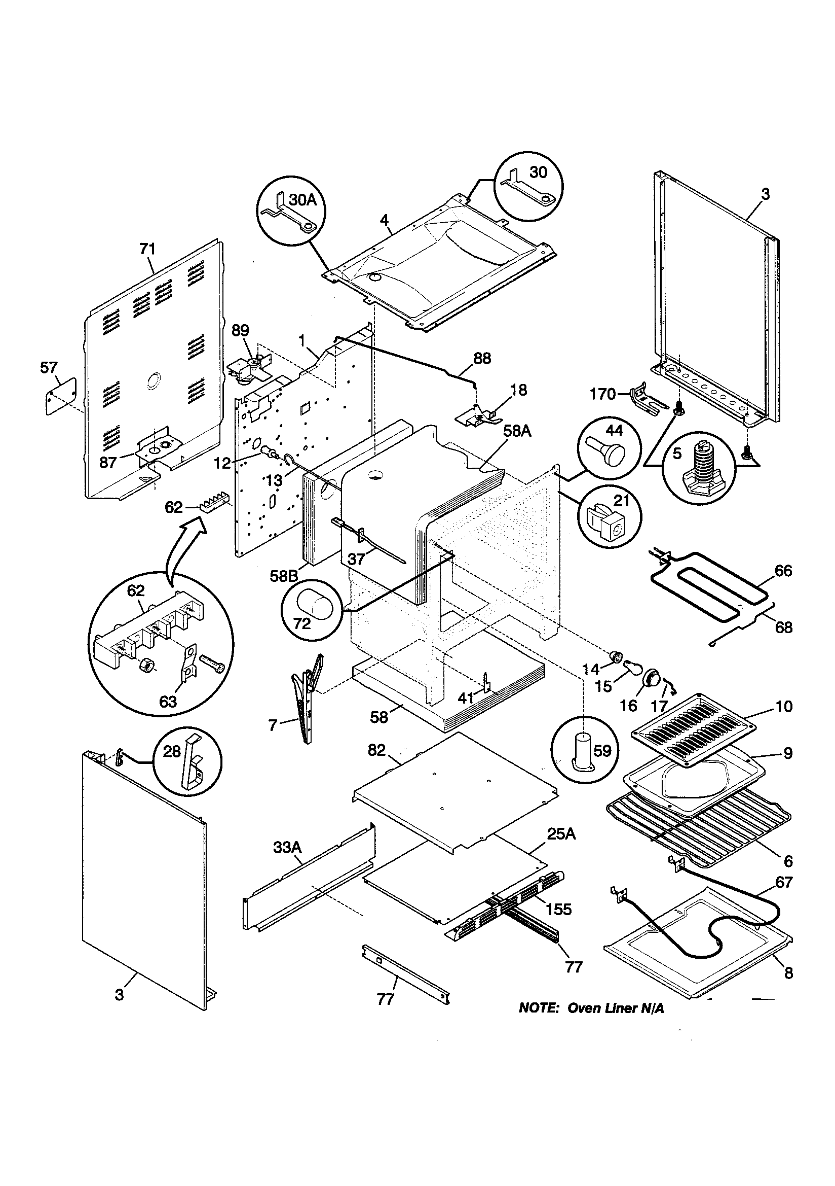 Kenmore 79095727990 body diagram