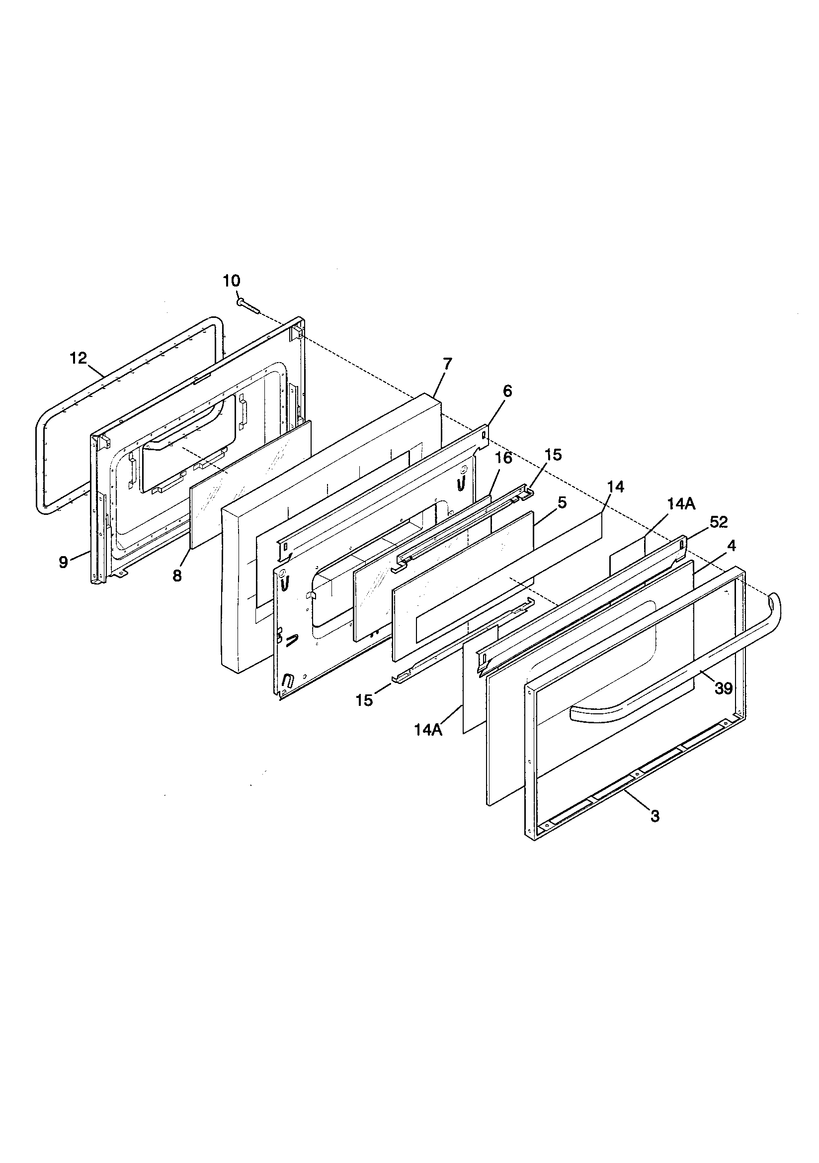 Kenmore 79095727990 door diagram