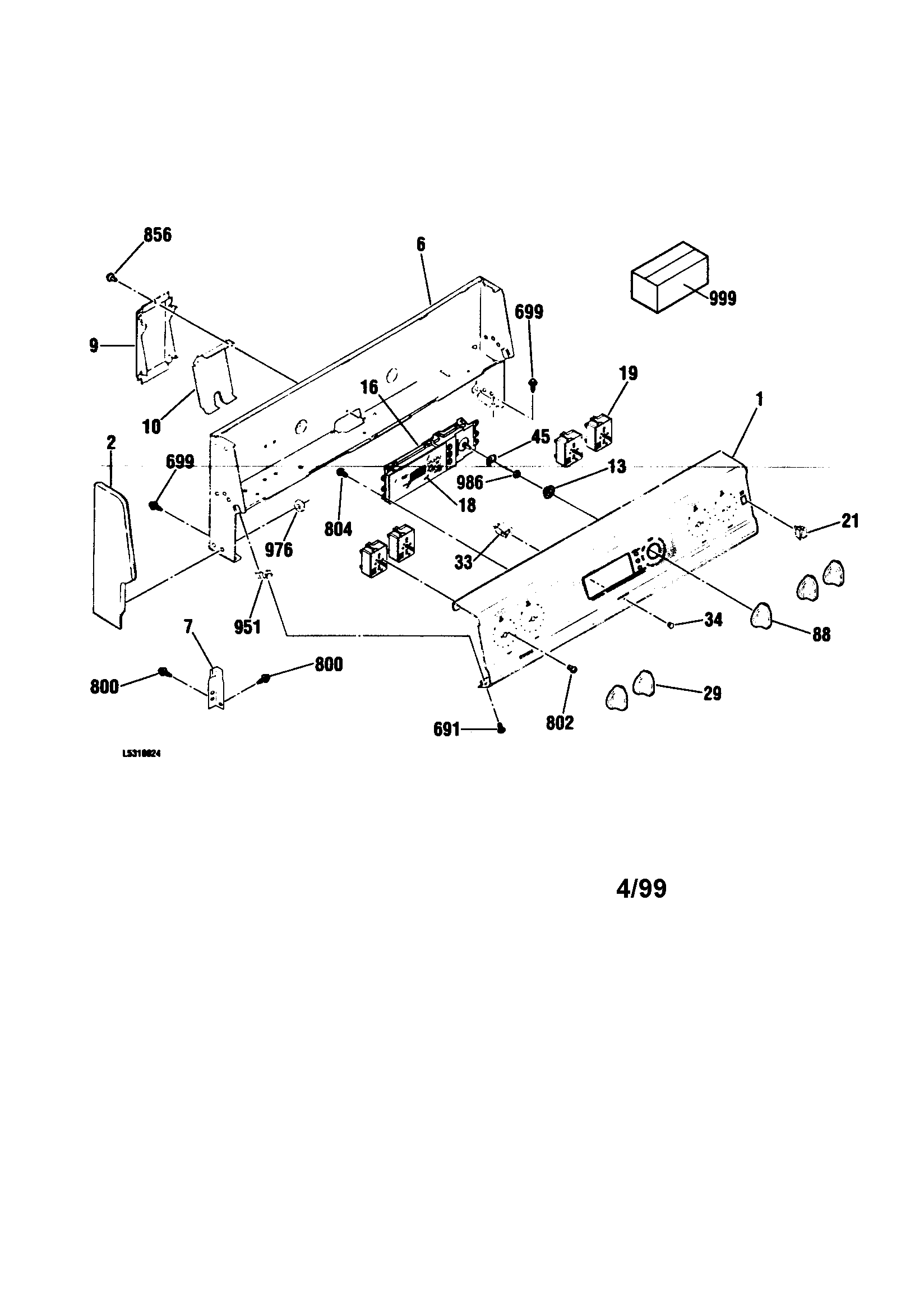 Kenmore 91193478891 backguard diagram